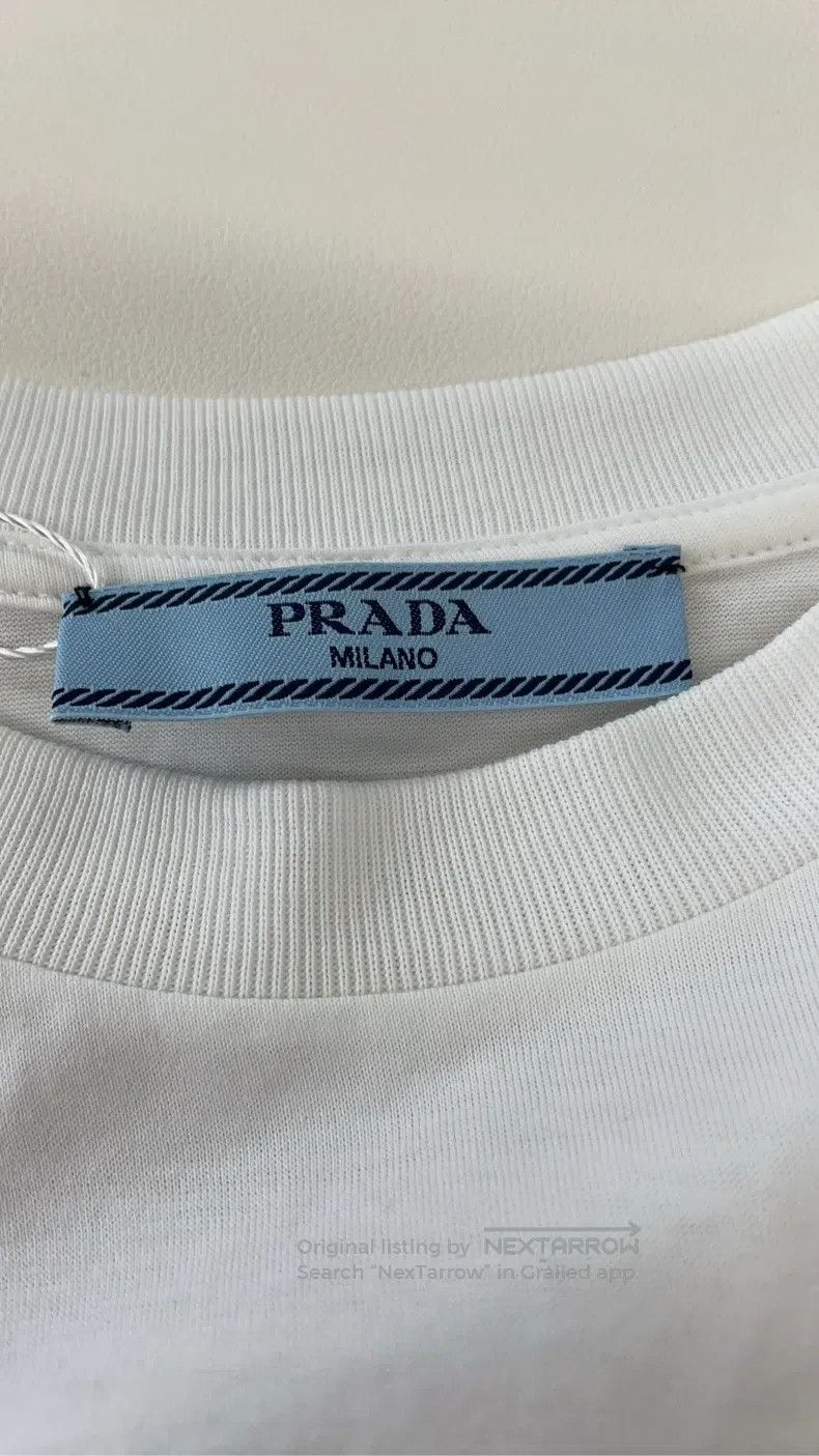 Prada Prada Metal triangle pocket short-sleeved T-shirt Size US XS / EU 42 / 0 - 3 Thumbnail