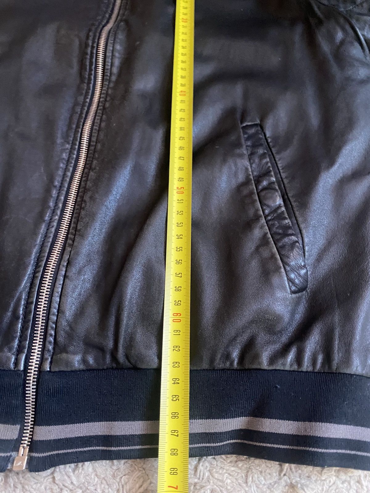 NBDN Nobrandedon Men’s Genuine Leather Bomber Jacket – Premium Quality Size US M / EU 48-50 / 2 - 12 Thumbnail