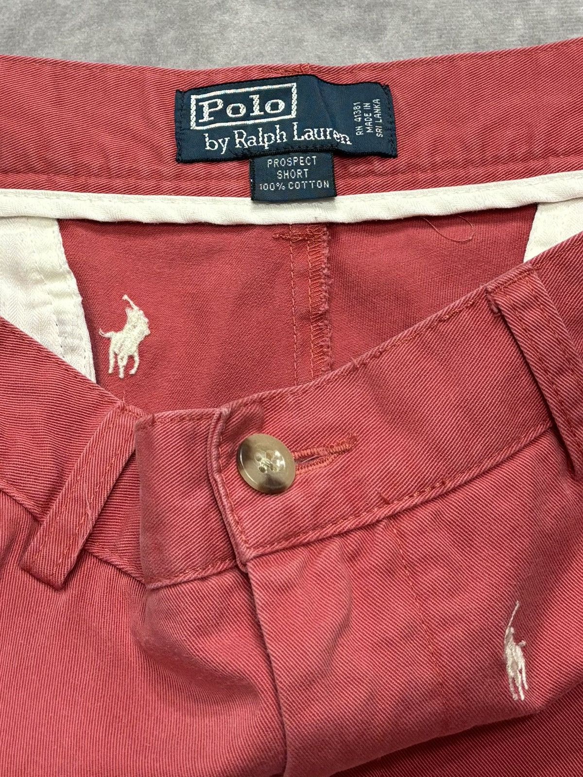 Polo Ralph Lauren Vintage Polo Ralph Lauren All Over Pony Embroidery Short Size US 35 - 2 Thumbnail
