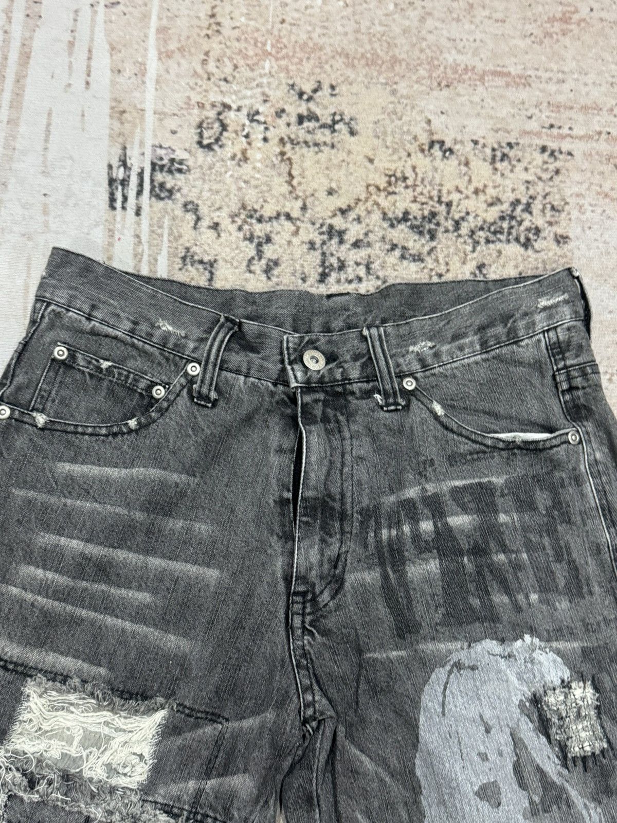 In The Attic In THE ATTIC - design like hysteric glamour distress jeans Size US 30 / EU 46 - 6 Thumbnail