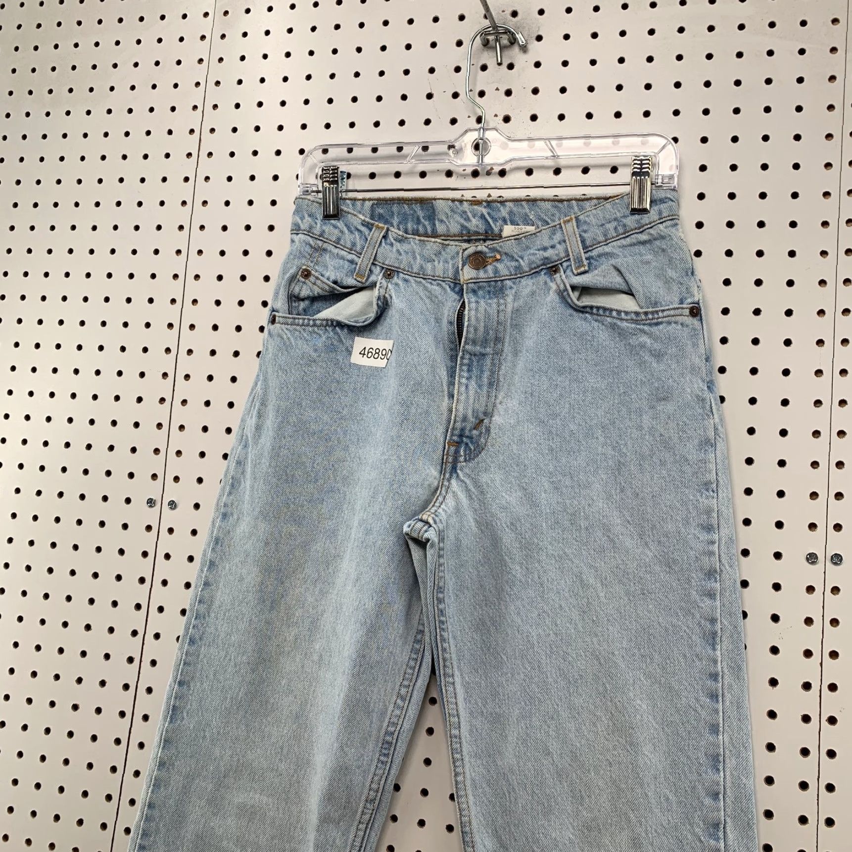 Levi's VINTAGE Levi's Jeans 550 Denim Mens 28x30 90s Orange Tab 5-Pocket Design Blue 90s Levi's 550 Jeans Mens 28x30 Size US 28 / EU 44 - 5 Thumbnail