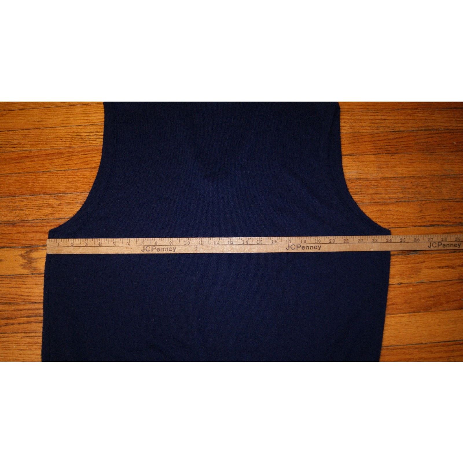 Vintage VTG The Mens Store JcPenney Mens XL Navy Vneck Sweater Vest Size US XL / EU 56 / 4 - 5 Thumbnail