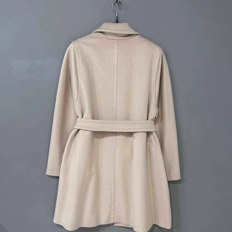 Max Mara Max Mara Nude wool alpaca belt coat Size M / US 6-8 / IT 42-44 - 3 Thumbnail