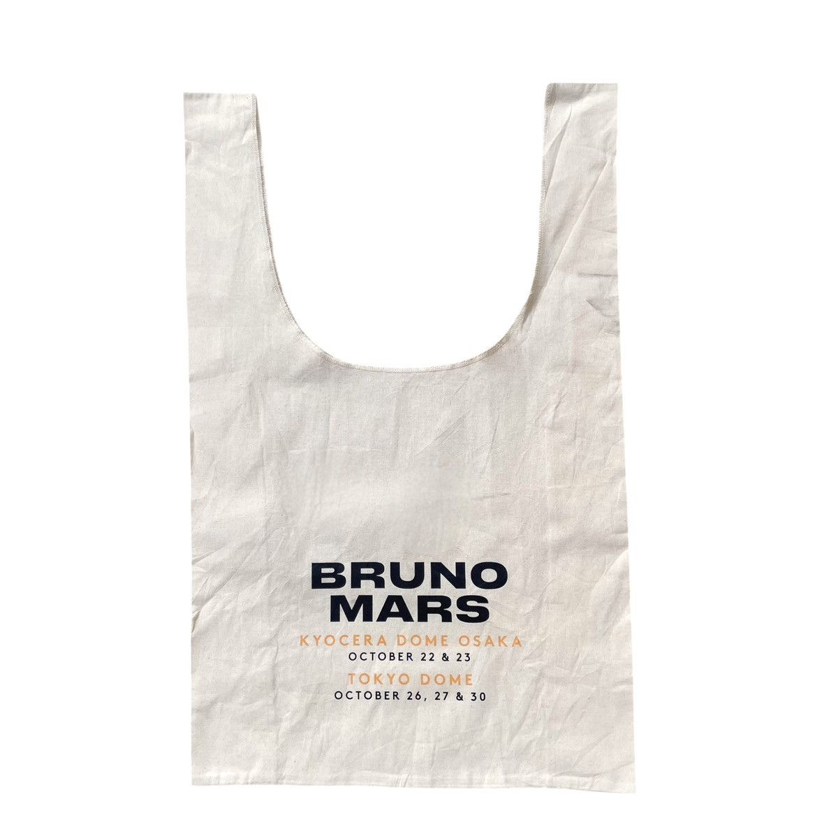Vintage Bruno Mars 2022 Japan Tour VIP Merchandise Canvas Bag Size ONE SIZE - 2 Thumbnail