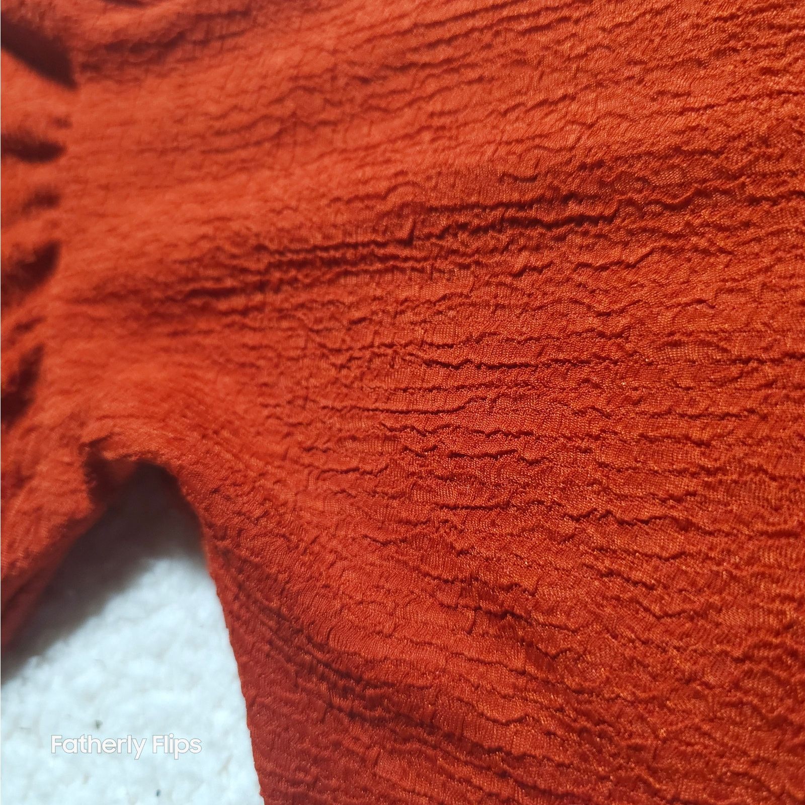 Michael Kors Michael Kors Rust Bell Sleeve Side Tie Blouse Medium M Size M / US 6-8 / IT 42-44 - 8 Thumbnail