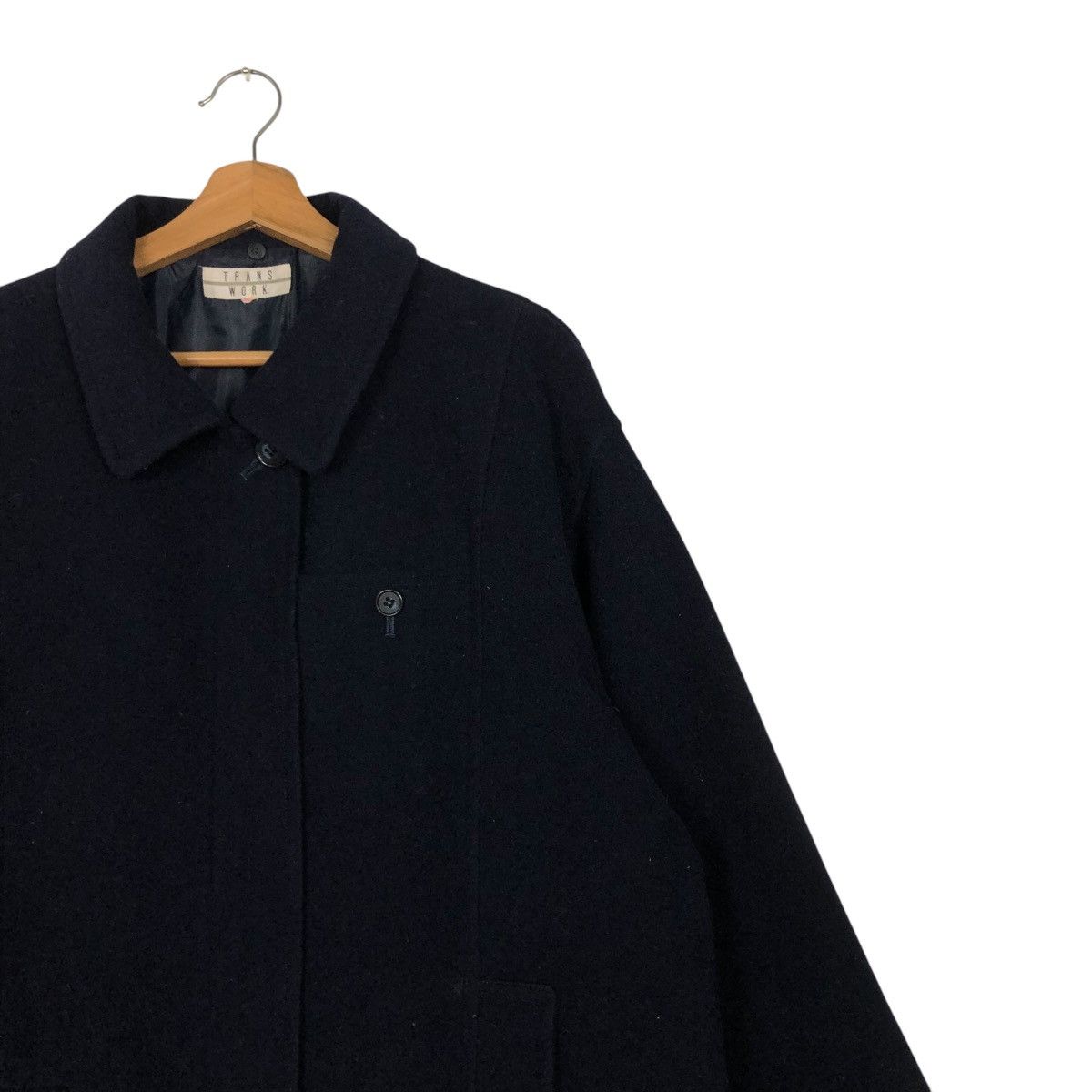 Japanese Brand 🔥RICH BLACK VINTAGE WOOL JACKET TRANS WORK ISSEY MIYAKE Size US M / EU 48-50 / 2 - 9 Thumbnail