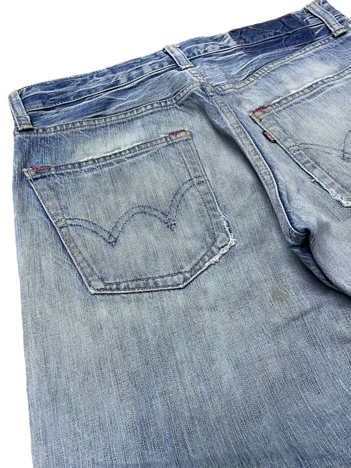 Edwin Edwin 504 Stone Light Wash Distressed Size US 33 - 13 Thumbnail
