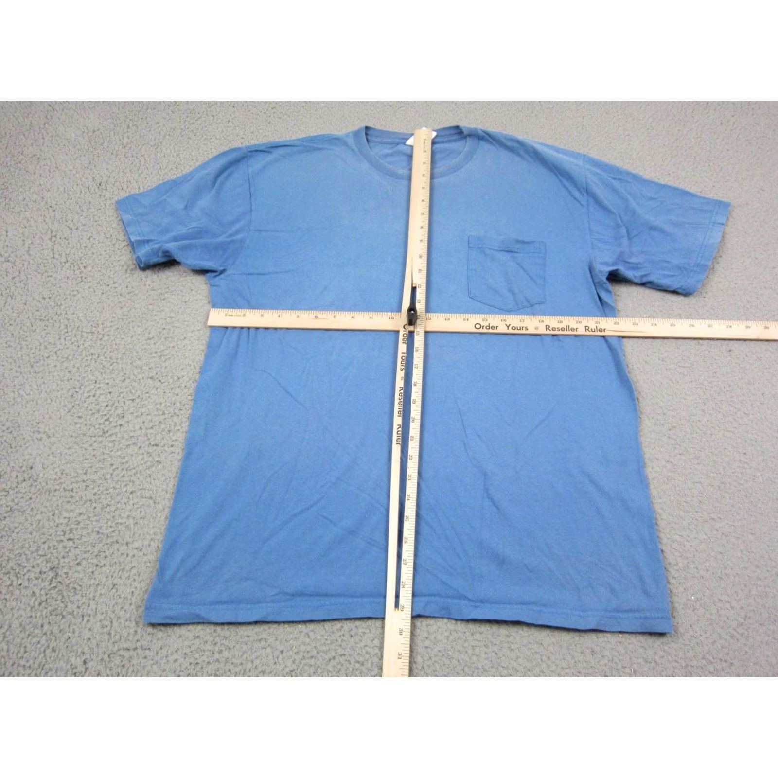 Vintage VINTAGE Towncraft Shirt Large L Blue Cotton Blank Pocket Y2K 90s Casual Mens Size US L / EU 52-54 / 3 - 7 Thumbnail
