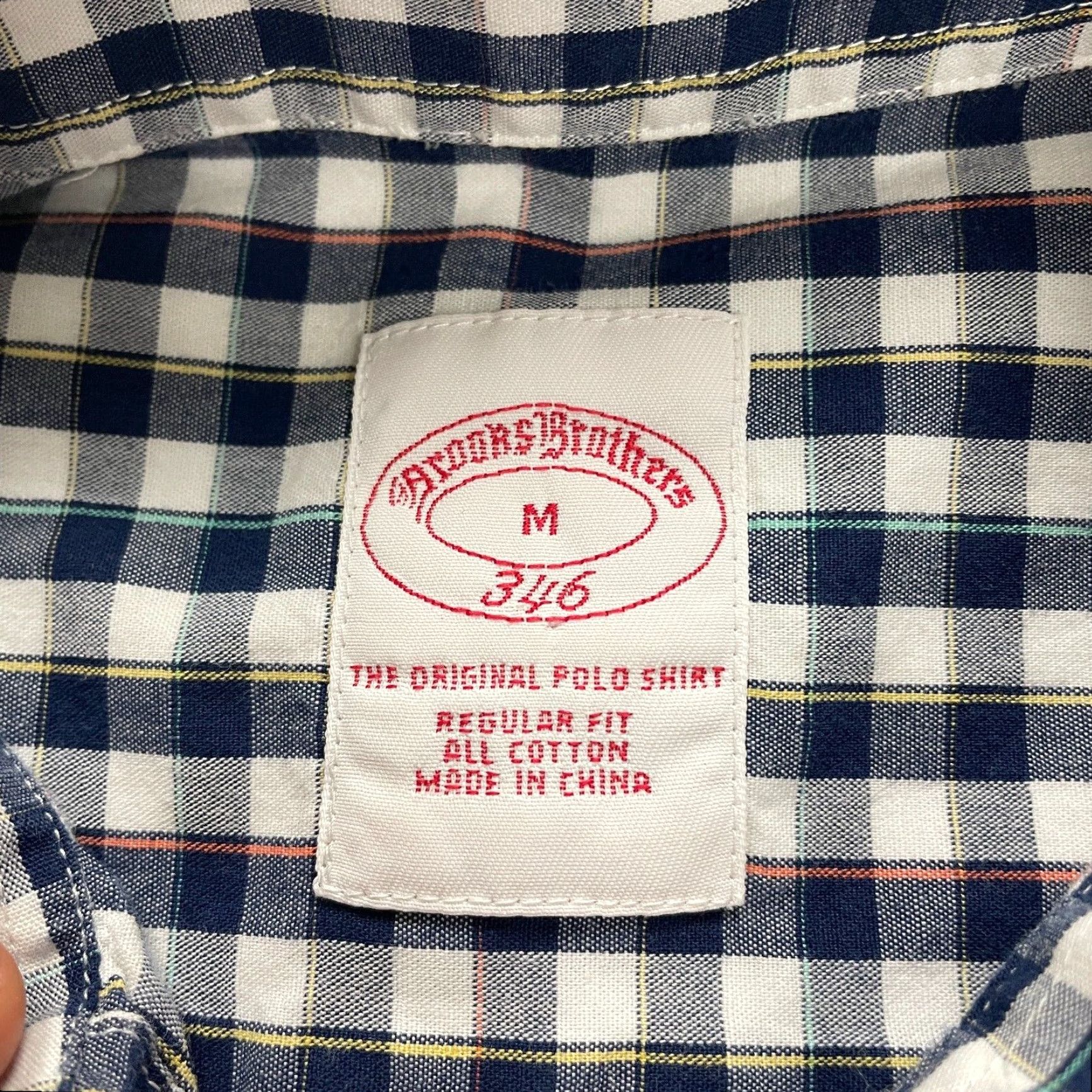 Brooks Brothers VINTAGE? No — Brooks Brothers Button-Down Shirt Mens M Blue Plaid Cotton Long Sleeve Classic Casual Shirt Mens Medium Blue Plaid Size US M / EU 48-50 / 2 - 4 Thumbnail