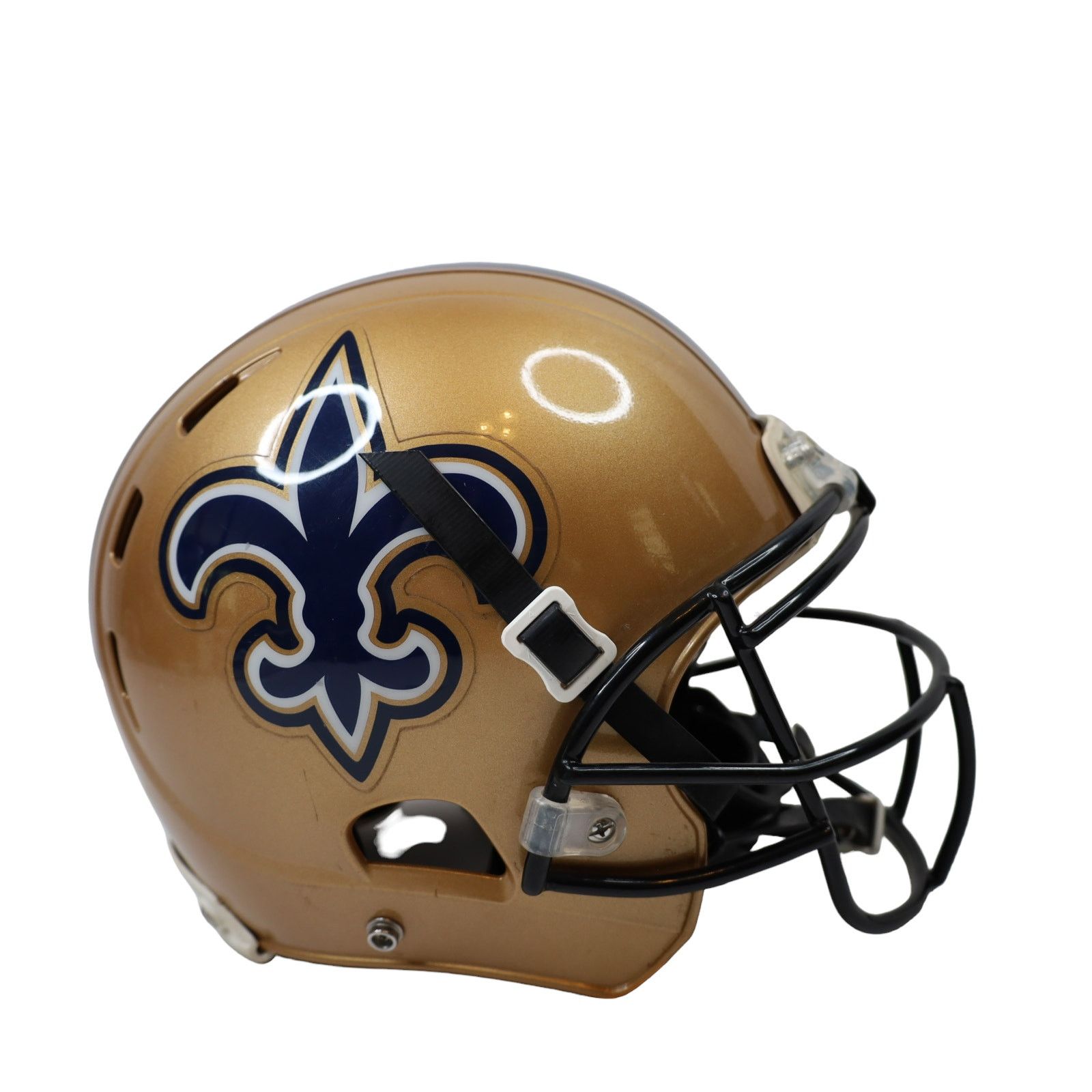 NFL × Vintage Vintage Xenith New Orleans Saints Football Helmet Size ONE SIZE - 3 Thumbnail