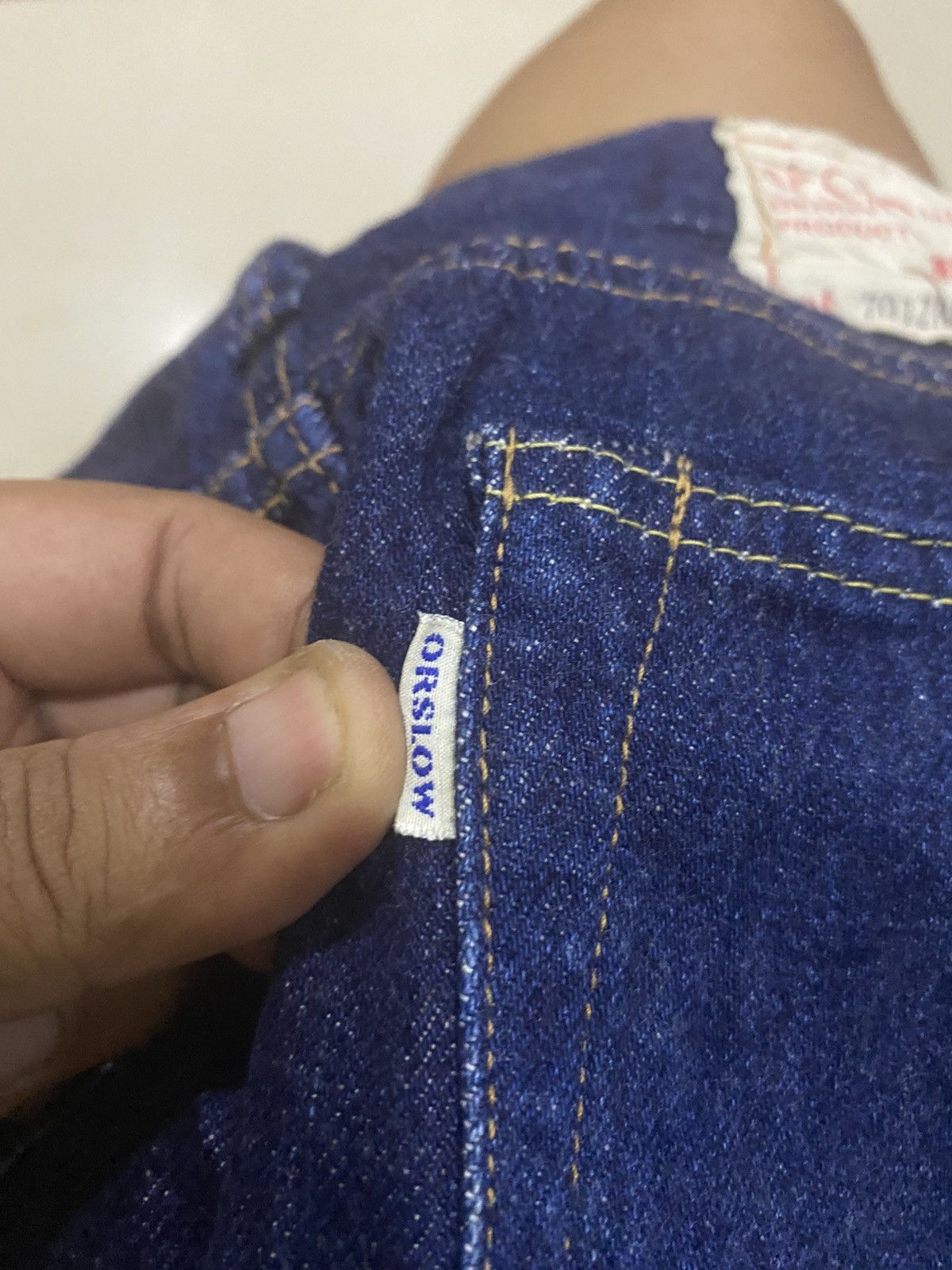 Orslow Or Slow Beams Boy Japan Denim Selvedge Size US 28 / EU 44 - 9 Thumbnail