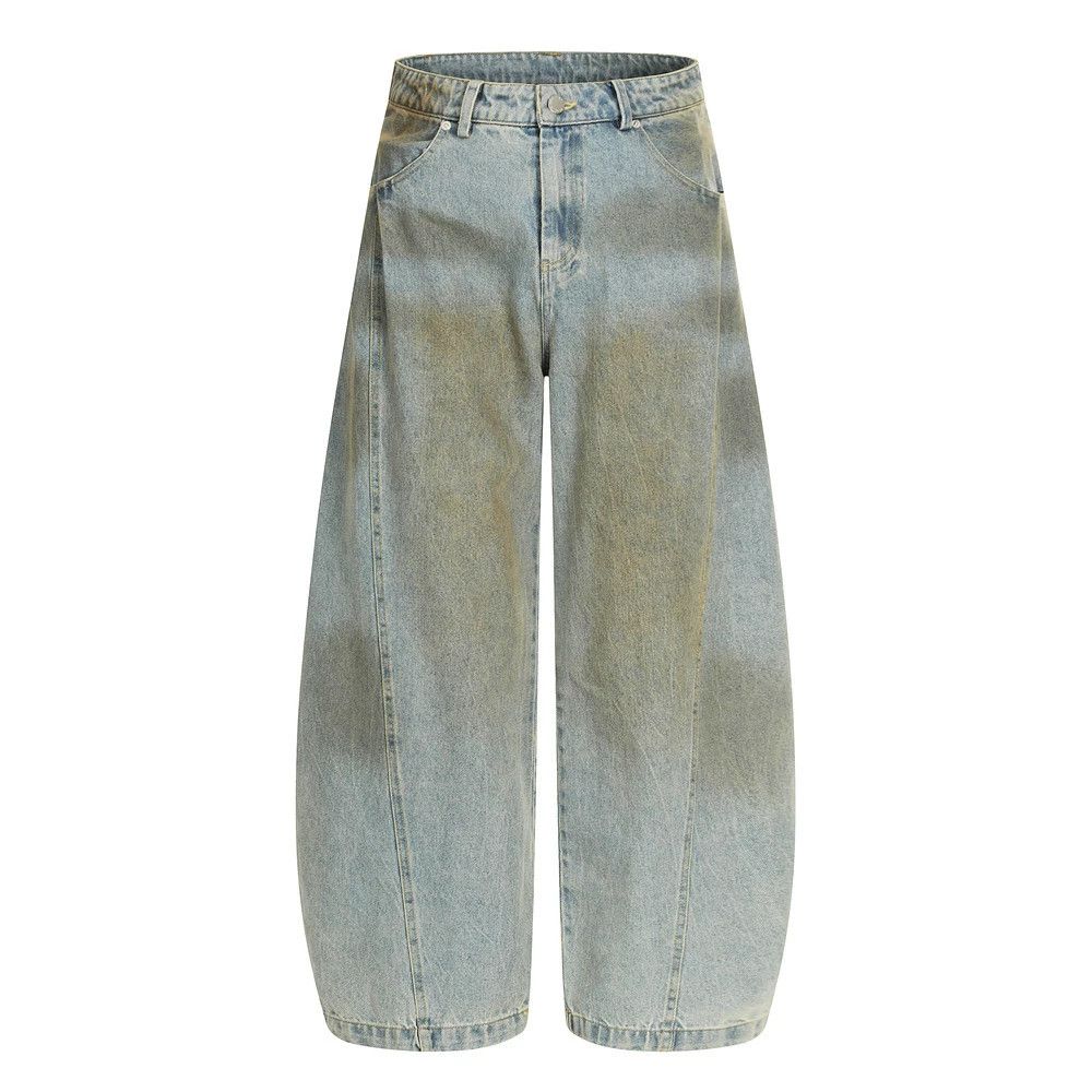 Vintage Men's punk washed distressed dirty scimitar jeans Size US 32 / EU 48 - 1 Thumbnail