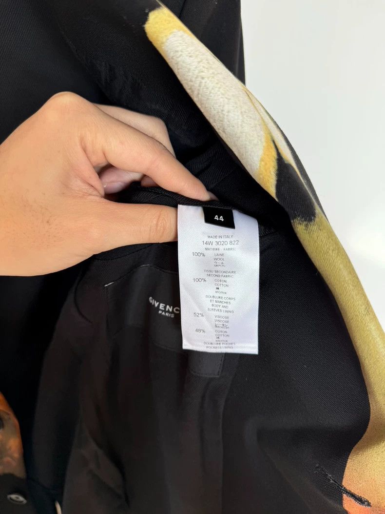 Givenchy Sise44 Showcase Hand-Painted Oil Painting Suit Jac
