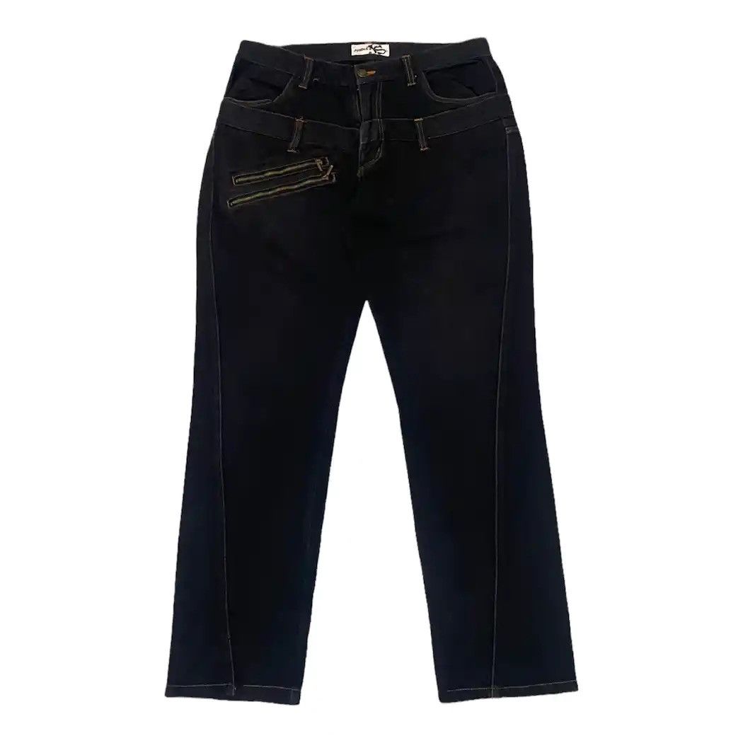 Hysteric Glamour × If Six Was Nine JUNGLE STORM JAPAN DOUBLE WAIST ZIPPER POCKET BONDAGE JEANS Size US 32 / EU 48 - 1 Thumbnail