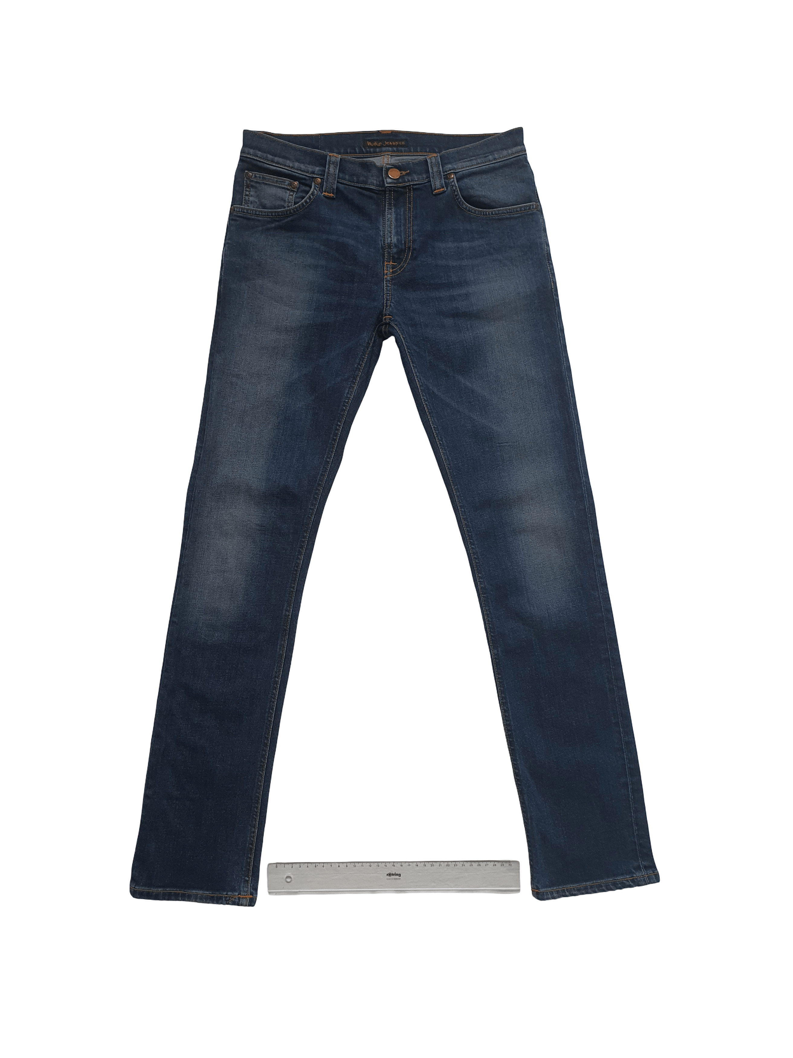 Nudie Jeans TUBE KELLY (N587) Women's Denim (Org. Dark Indigo Wash) Size 31" - 1 Thumbnail