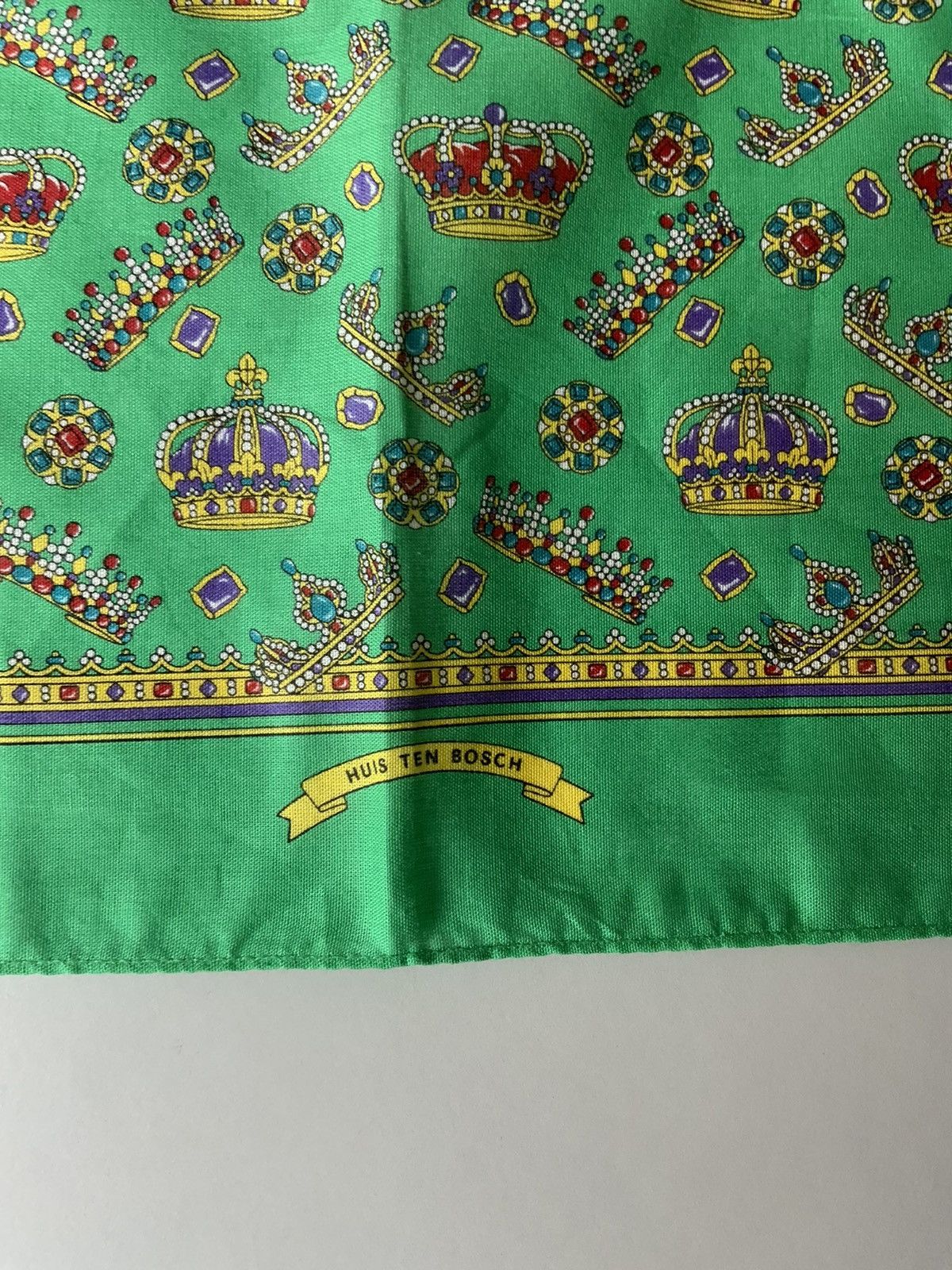 Vintage Huis Ten Bosch Monogram Italy Made Bandana Handkercheif Size ONE SIZE - 10 Thumbnail