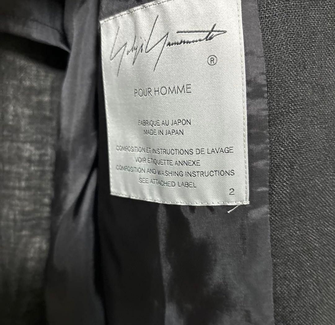Yohji Yamamoto Yohji Yamamoto Pour Homme 24SS One-Button Epaulette Jacket Size US M / EU 48-50 / 2 - 3 Thumbnail