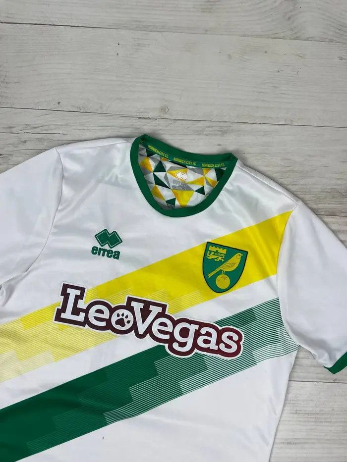 Errea NORWICH CITY 2018 2019 Jordan Rhodes #11 AWAY SHIRT JERSEY Size US M / EU 48-50 / 2 - 3 Thumbnail