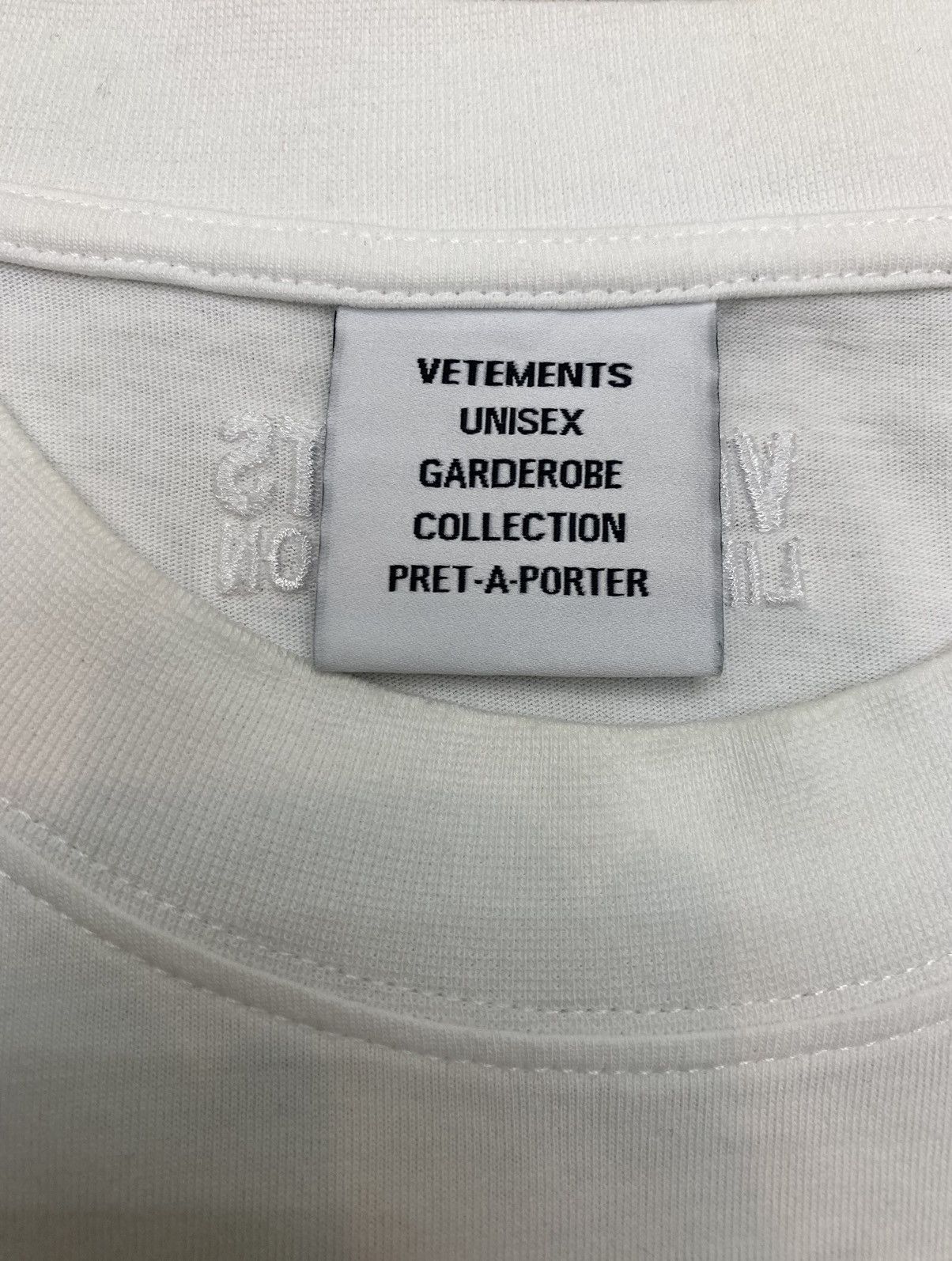 Vetements 💥Vetements Paris Center Logo Tshirt Size US XL / EU 56 / 4 - 4 Thumbnail