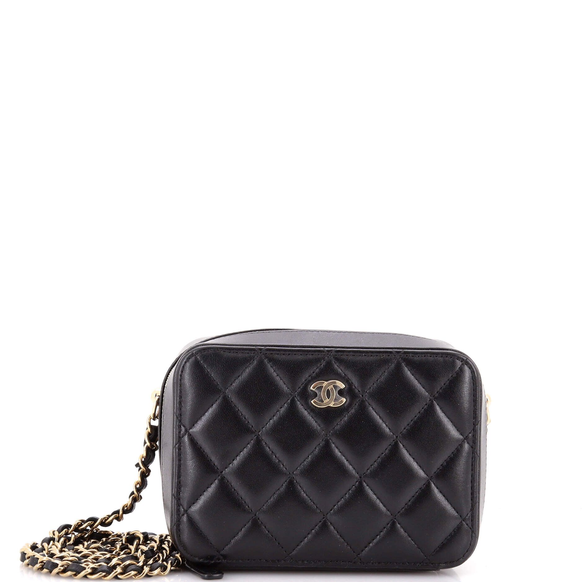 Chanel Zip Around Vanity Case with Chain Size ONE SIZE - 1 Thumbnail