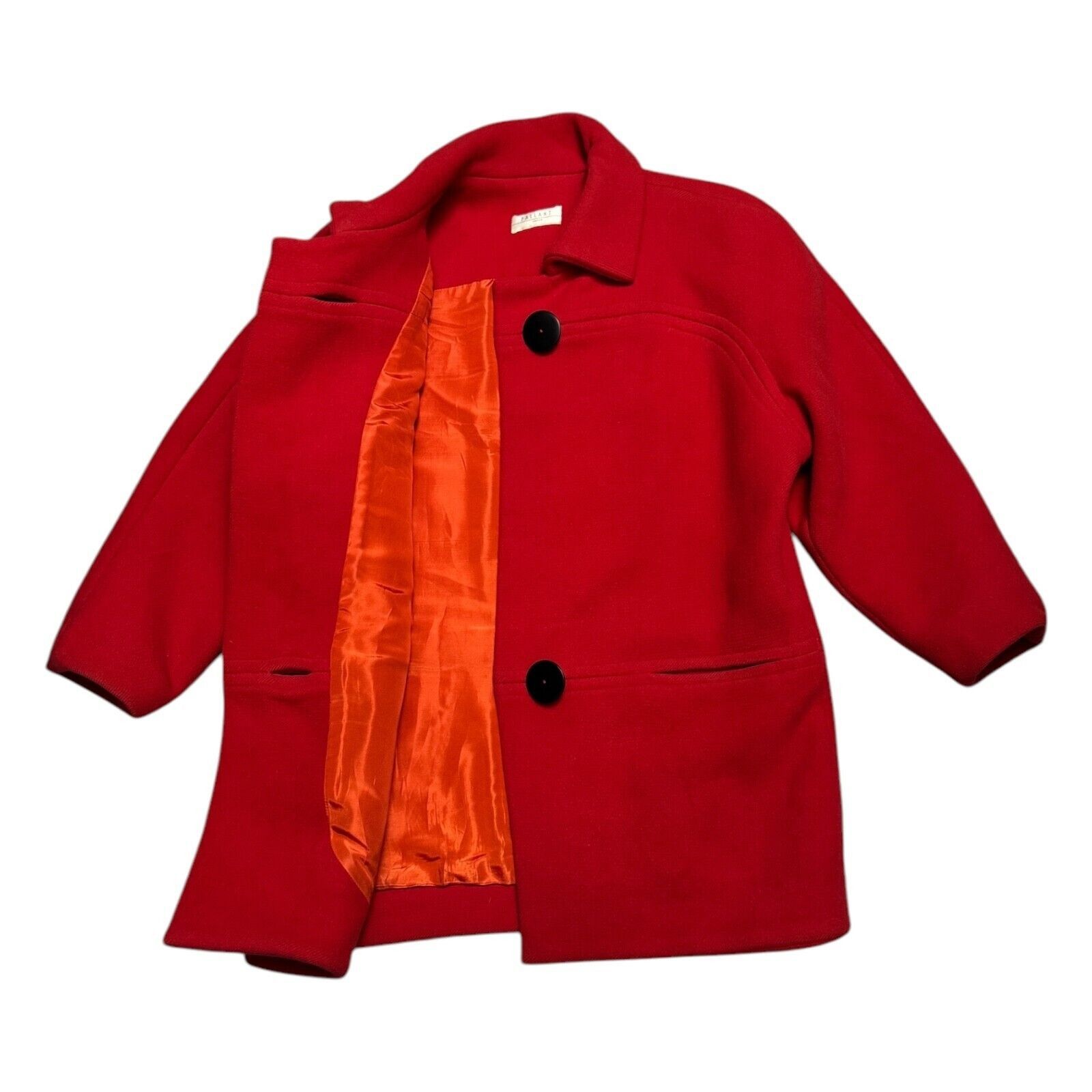 Vintage PALLANT LONDON Stunning PURE WOOL Vintage Winter Pea Coat 10 Size L / US 10 / IT 46 - 2 Thumbnail