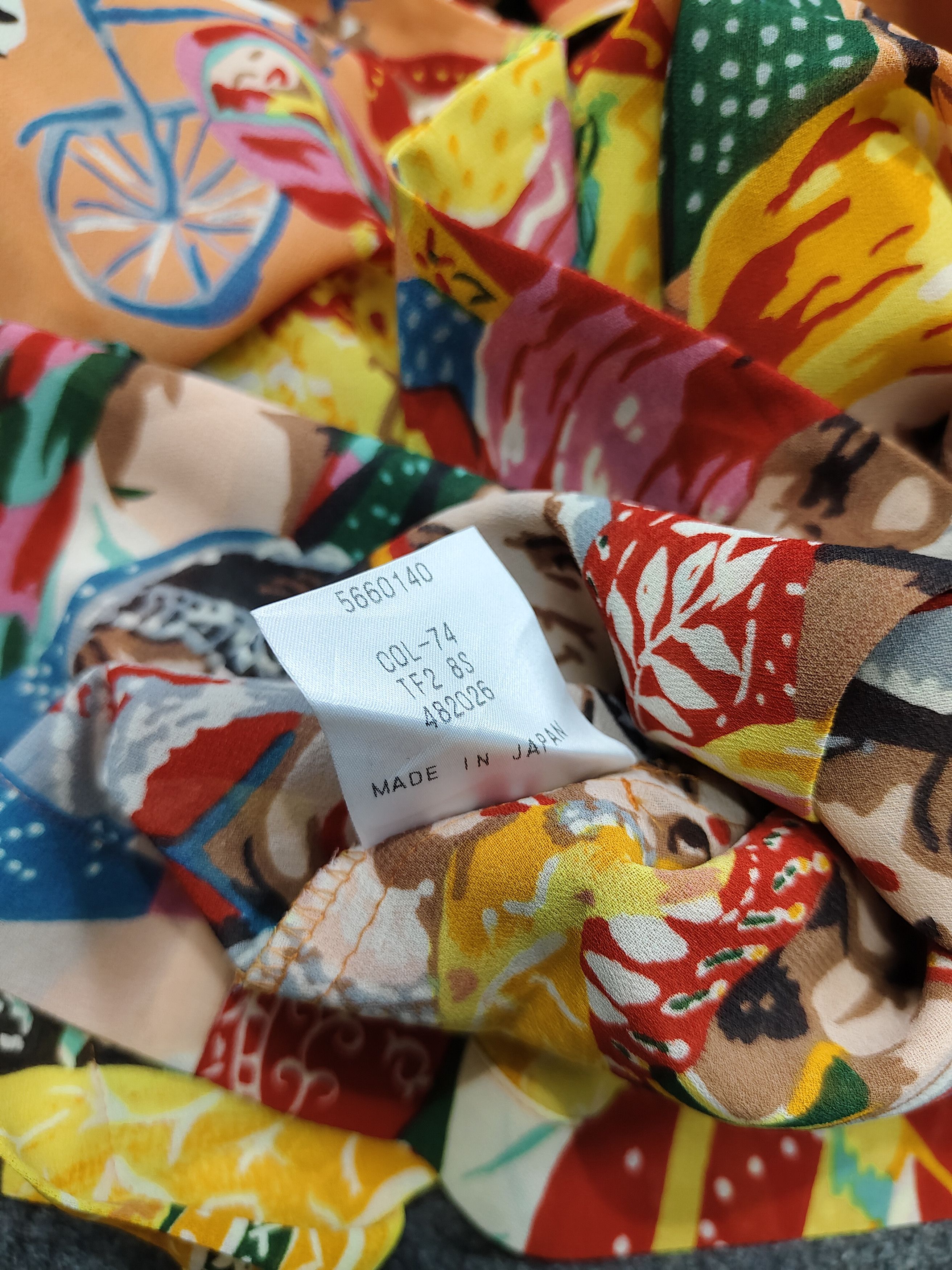 Japanese Brand 90s Tokuko 1erVol- AOP India Culture Art Graphic Jacket Size US M / EU 48-50 / 2 - 8 Thumbnail