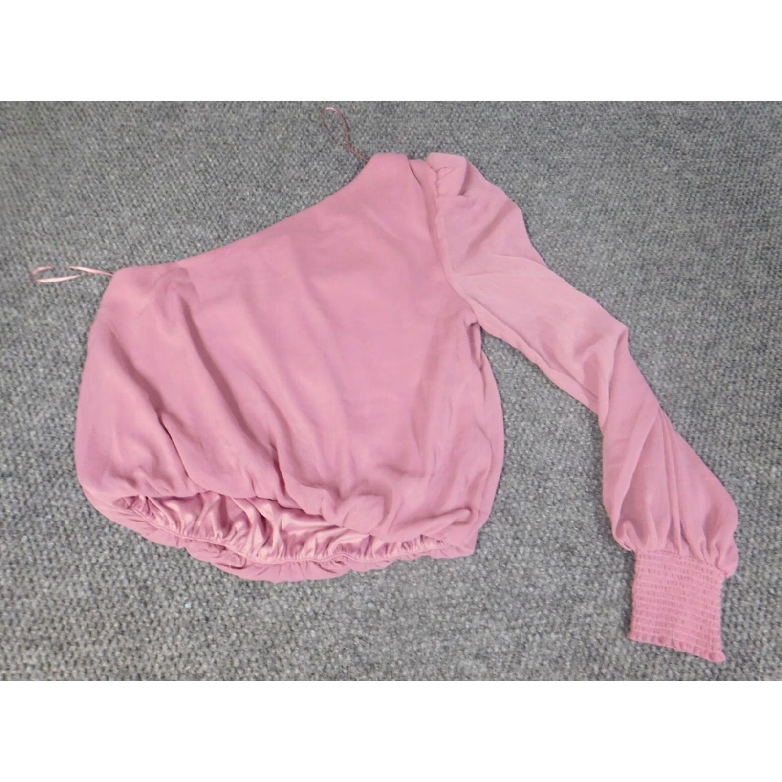 Vintage Flying Tomato Blouse Womens Small purple pullover off the shoulder Shirt Size S / US 4 / IT 40 - 6 Thumbnail