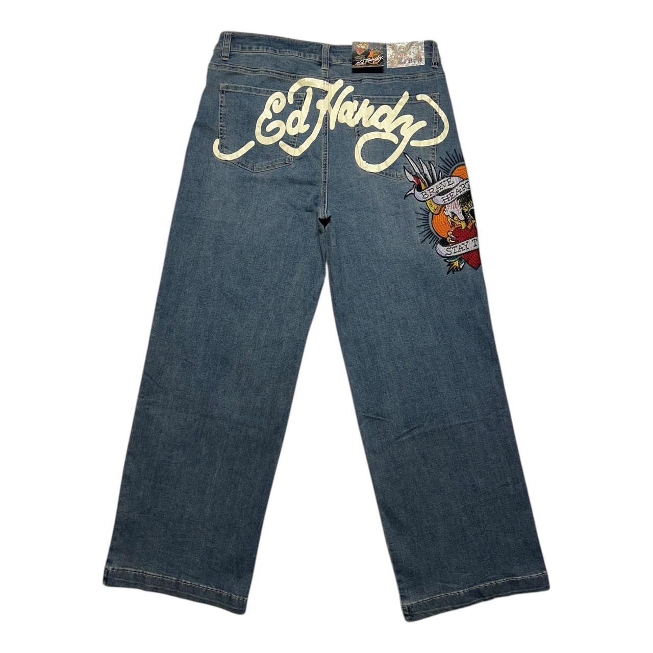 Ed Hardy Wide Leg Jeans