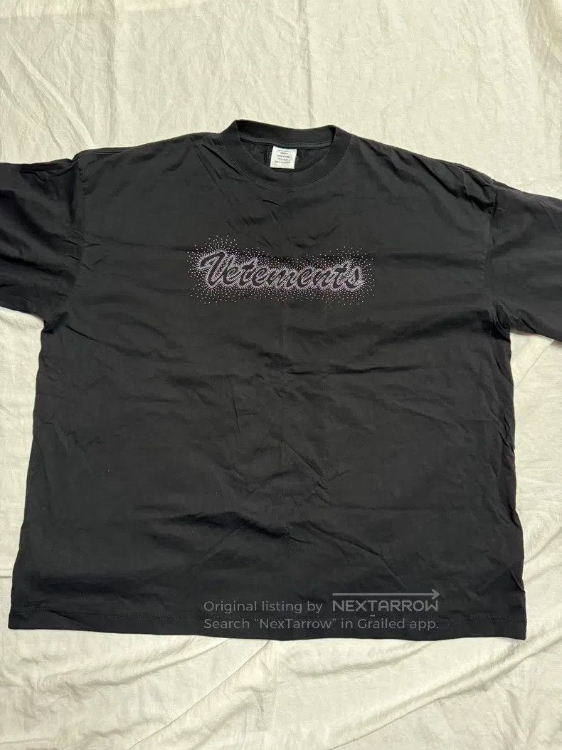 Vetements Vetements Crystal black short-sleeve size S Size US S / EU 44-46 / 1 - 1 Thumbnail