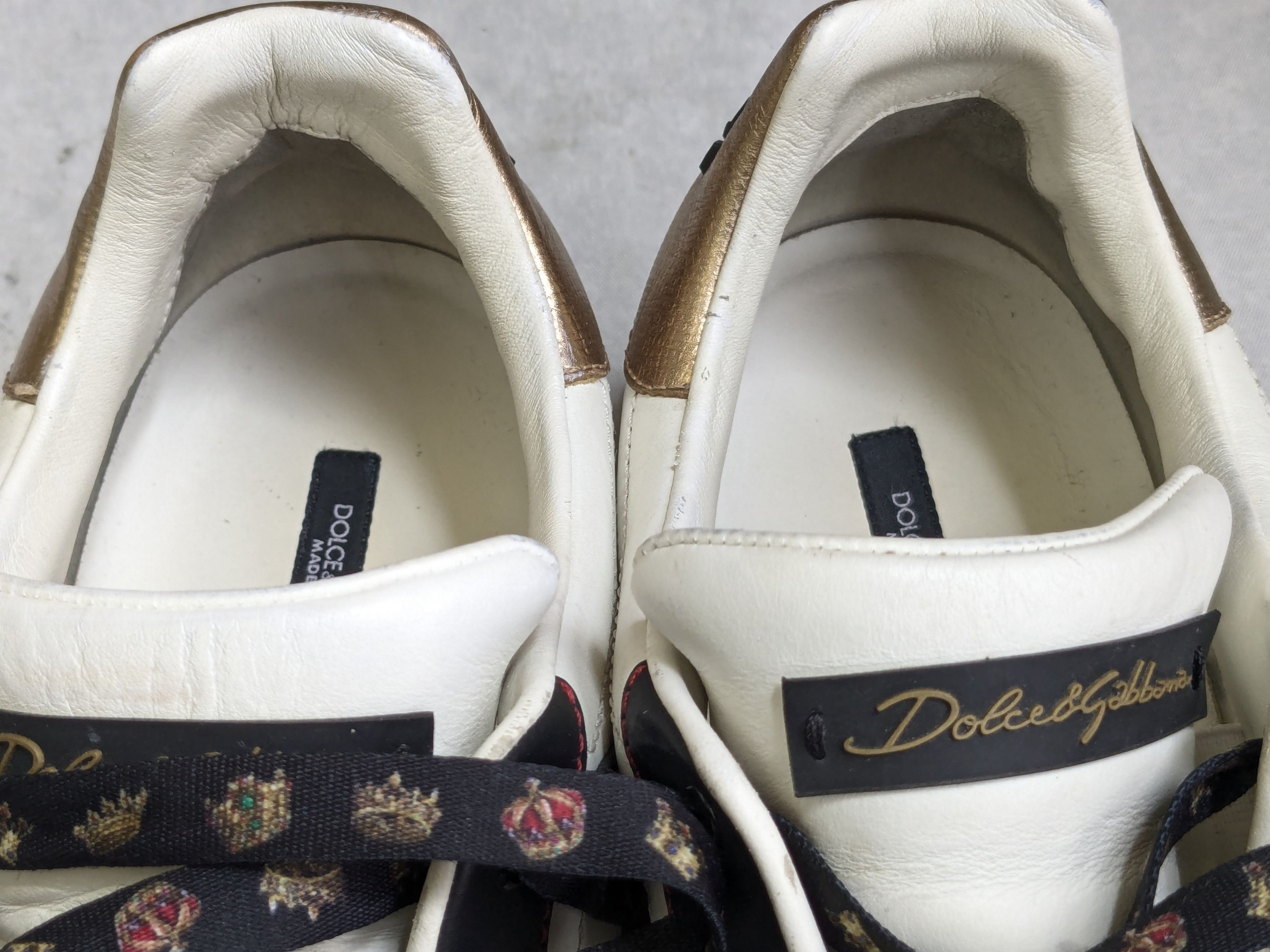 Dolce & Gabbana Dolce & Gabbana Portofino Sneakers White 11 Crown King Size US 11 / EU 44 - 5 Thumbnail