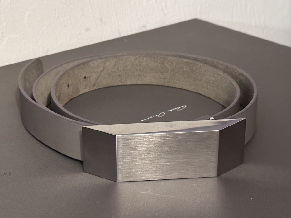 Rick Owens Beveled Buckle Belt | Grailed