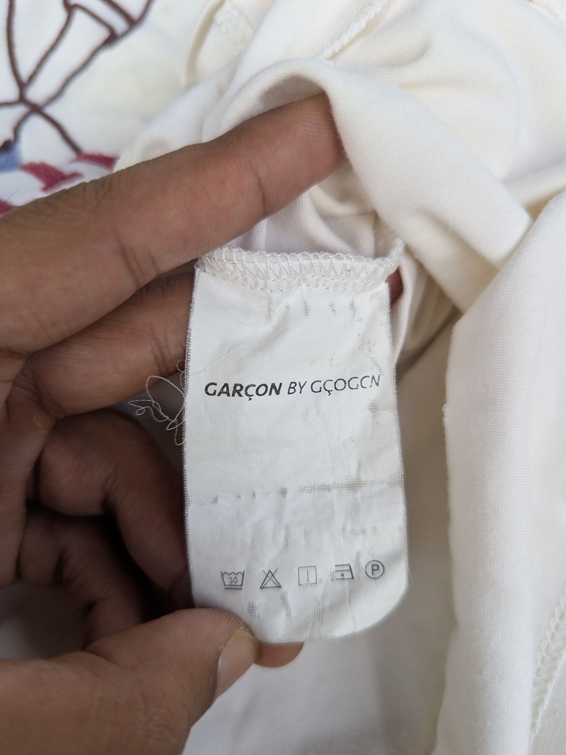 Japanese Brand Vintage 1990s Garcon Go West Embroidered T Shirt Size US M / EU 48-50 / 2 - 7 Thumbnail