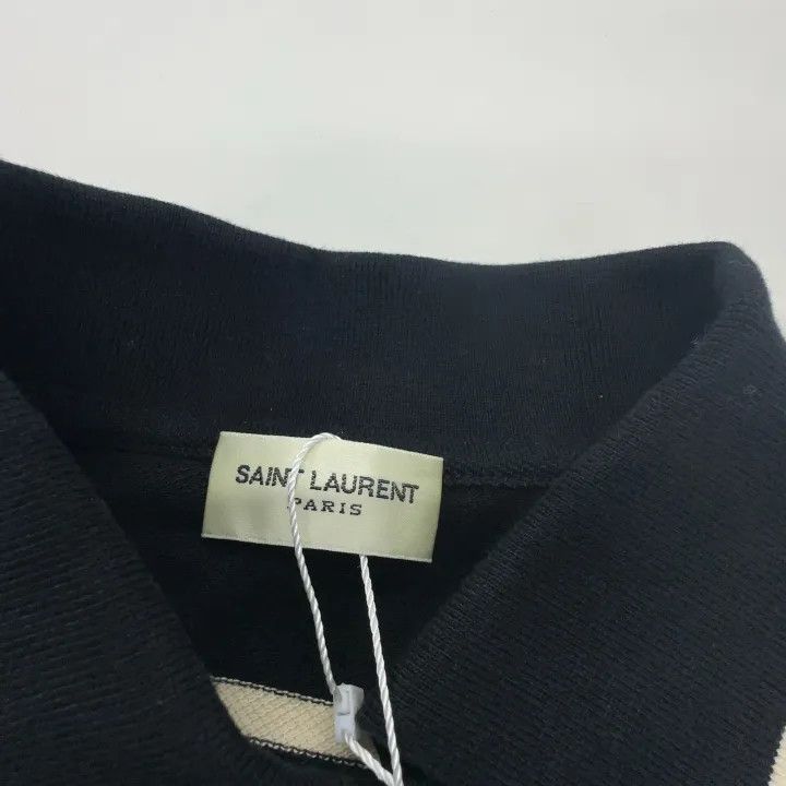Saint Laurent Paris Saint Laurent Color Blocked Short Sleeve Polo-2507 Size US XS / EU 42 / 0 - 4 Thumbnail