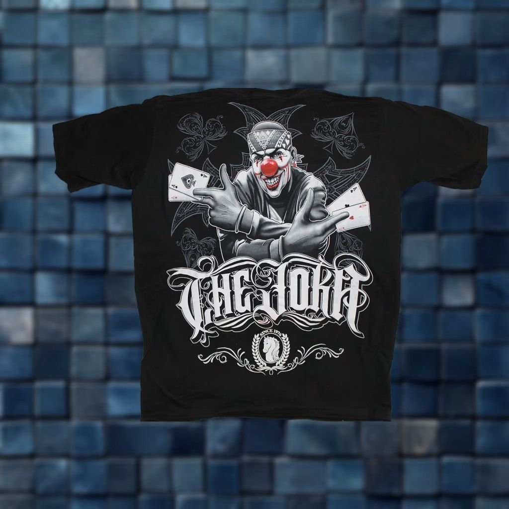 Vintage VINTAGE Joker Graphic T-Shirt Men’s Medium Black 100% Cotton Short Sleeve Playing Cards Theme Size US M / EU 48-50 / 2 - 1 Thumbnail