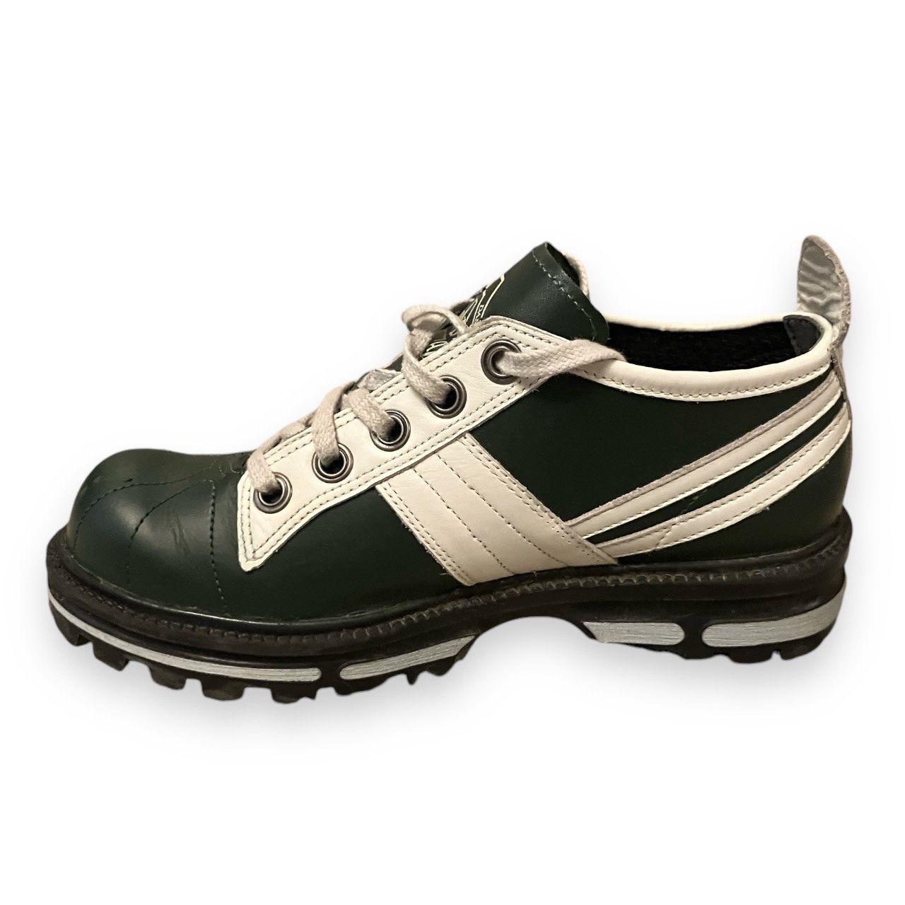 Puma Ultra Rare 80s Vintage Green Puma Archive Leather Boots Size US 5 / IT 35 - 4 Thumbnail