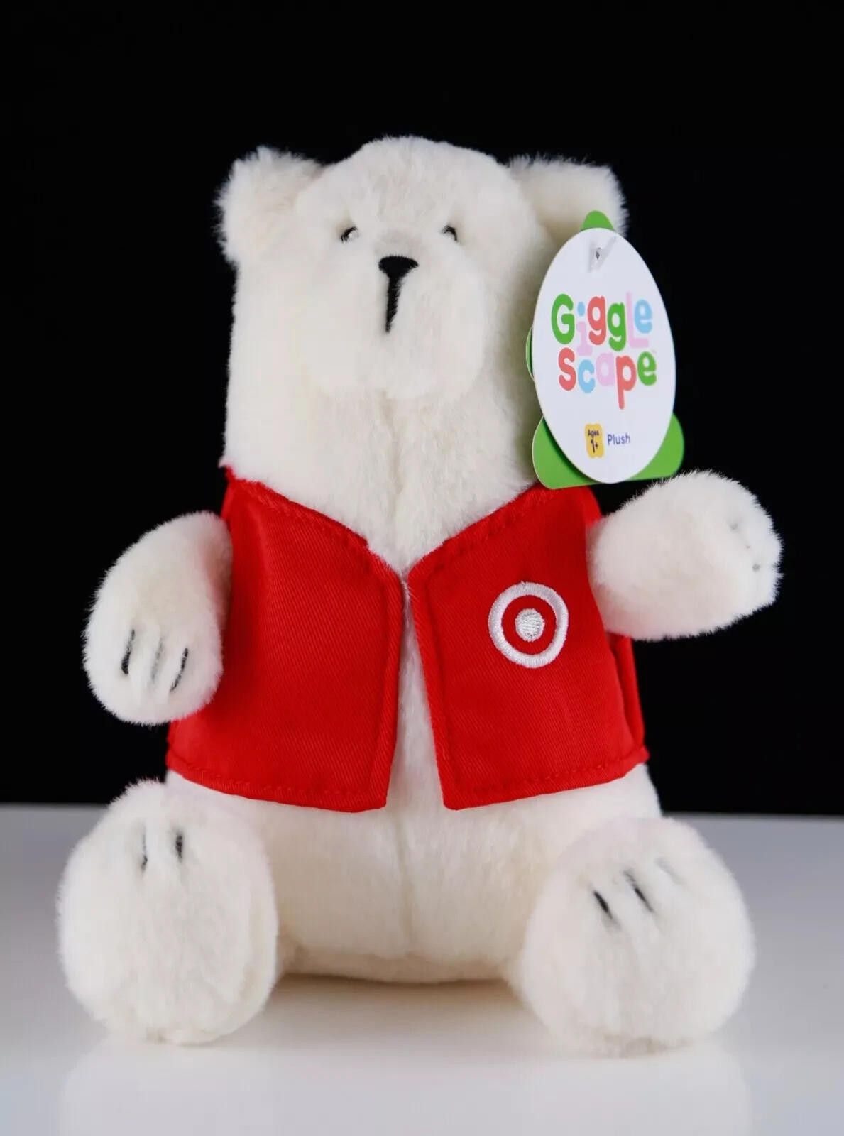 Target Basics Giggle Scape Plush Target Vest 7" Polar Bear, Exclusive!! Size ONE SIZE - 1 Thumbnail