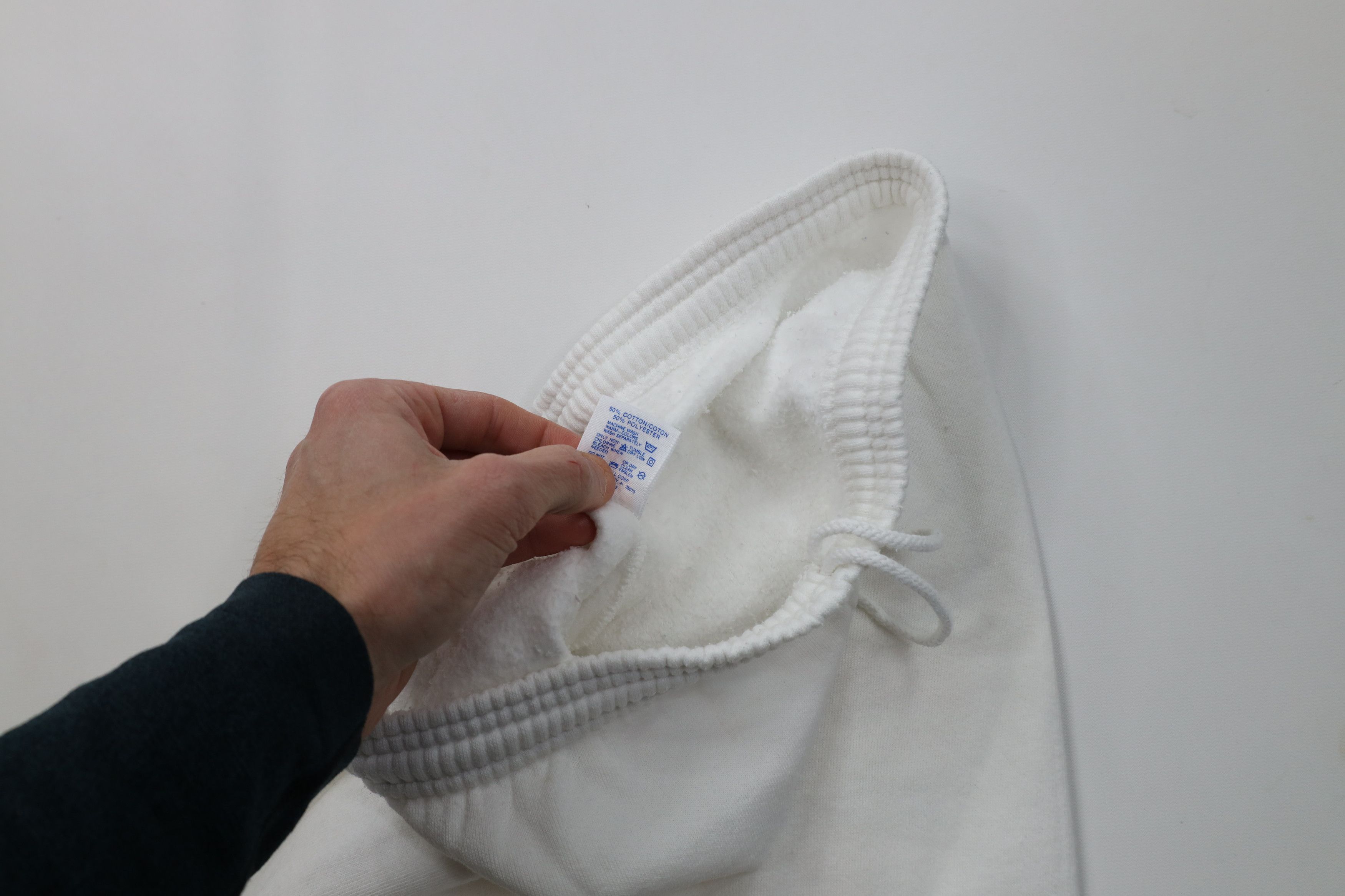 Vintage Vintage 90s Streetwear Sweatpants Joggers Pants White USA Size US 34 / EU 50 - 8 Thumbnail
