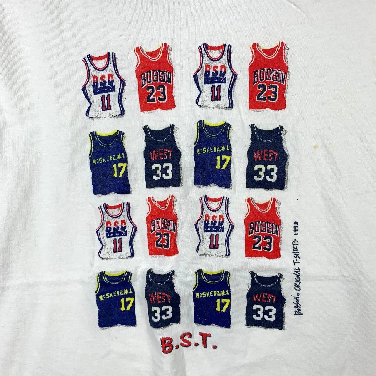 Vintage Vintage 1993 BOBSON ORIGINAL BASKETBALL Tank Top Tee Shirt Size US L / EU 52-54 / 3 - 3 Thumbnail