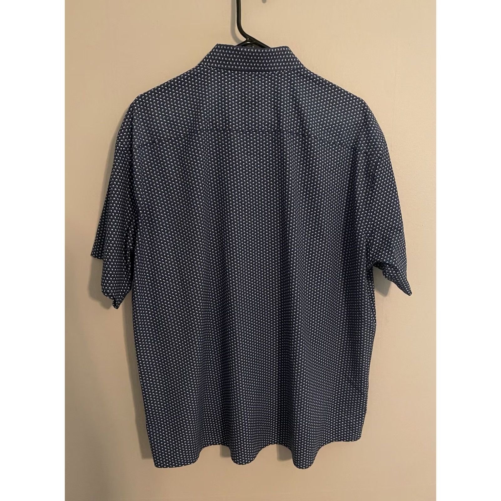 Peter Millar Peter Miller Reeves Poplin Southern Comfort Shirt Button Up S/S Blue XL Men's Size US XL / EU 56 / 4 - 3 Thumbnail