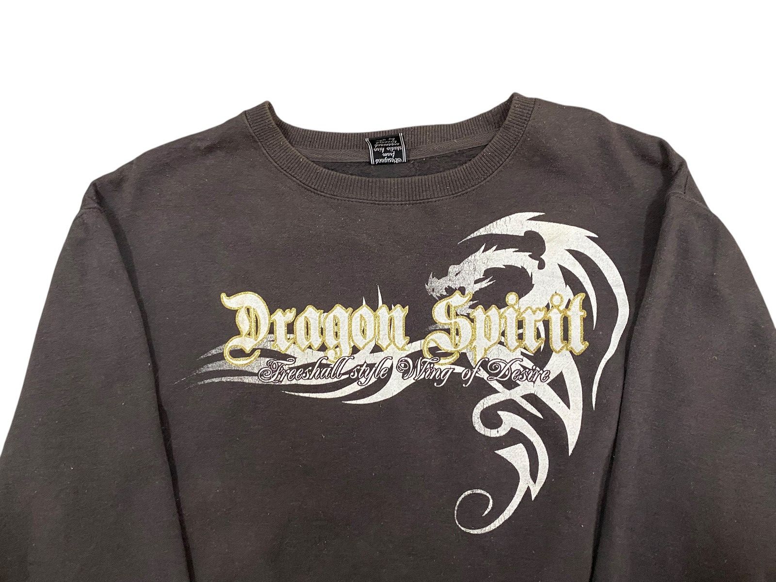 Japanese Brand Vintage “Dragon Spirit” Graphic Sweatshirt by Zeeky - LL Size US L / EU 52-54 / 3 - 5 Thumbnail