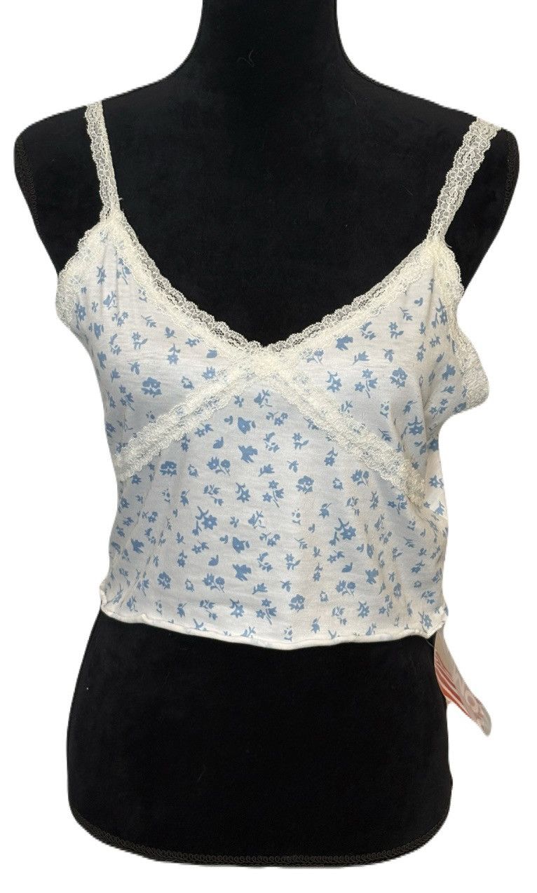 Shein (Romwe) NWT Floral Tank Top: Size Large (US 8/10) Size L / US 10 / IT 46 - 1 Thumbnail