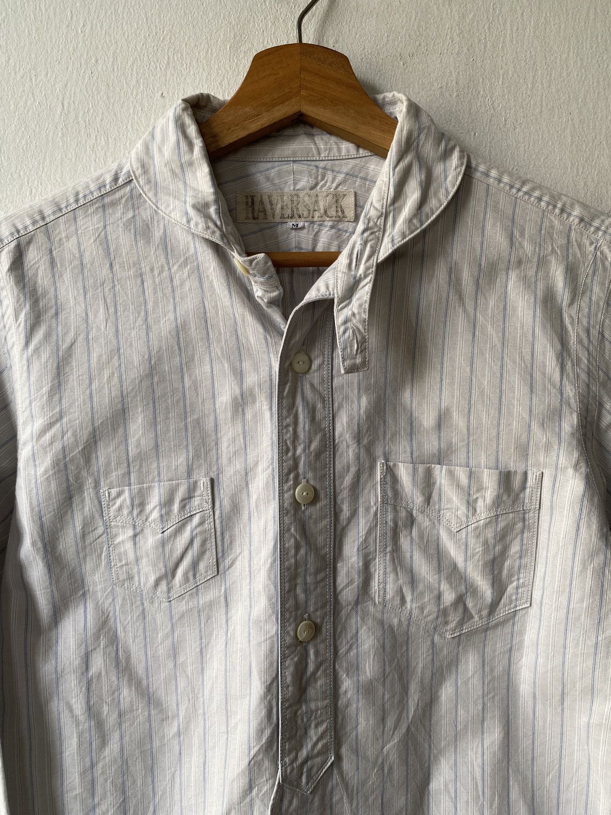 Haversack × Japanese Brand Haversack Japan Heavy Duty Cotton Button Up Shirt Size US M / EU 48-50 / 2 - 5 Thumbnail