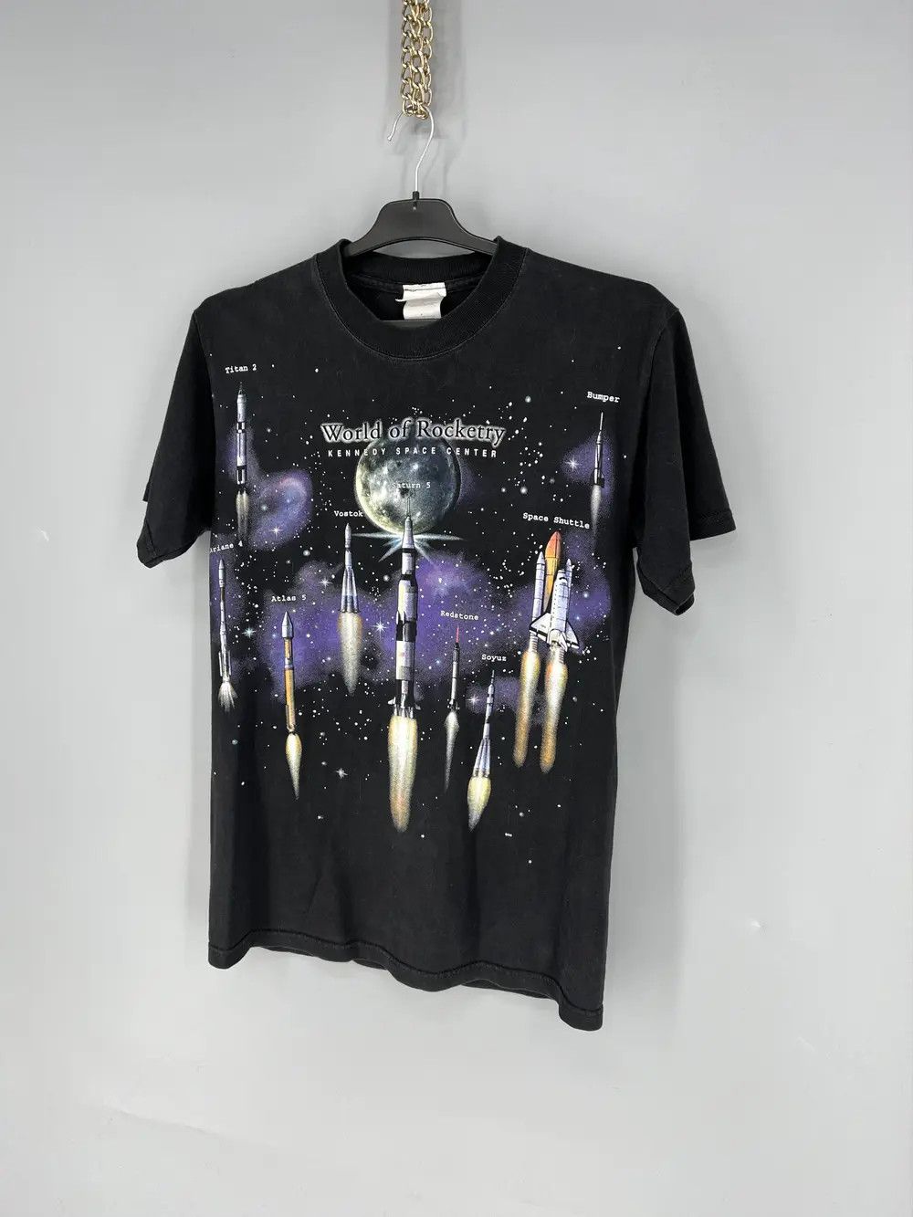 Vintage Vintage Art Unlimited NASA Space World of Rocketry Size US S / EU 44-46 / 1 - 4 Thumbnail