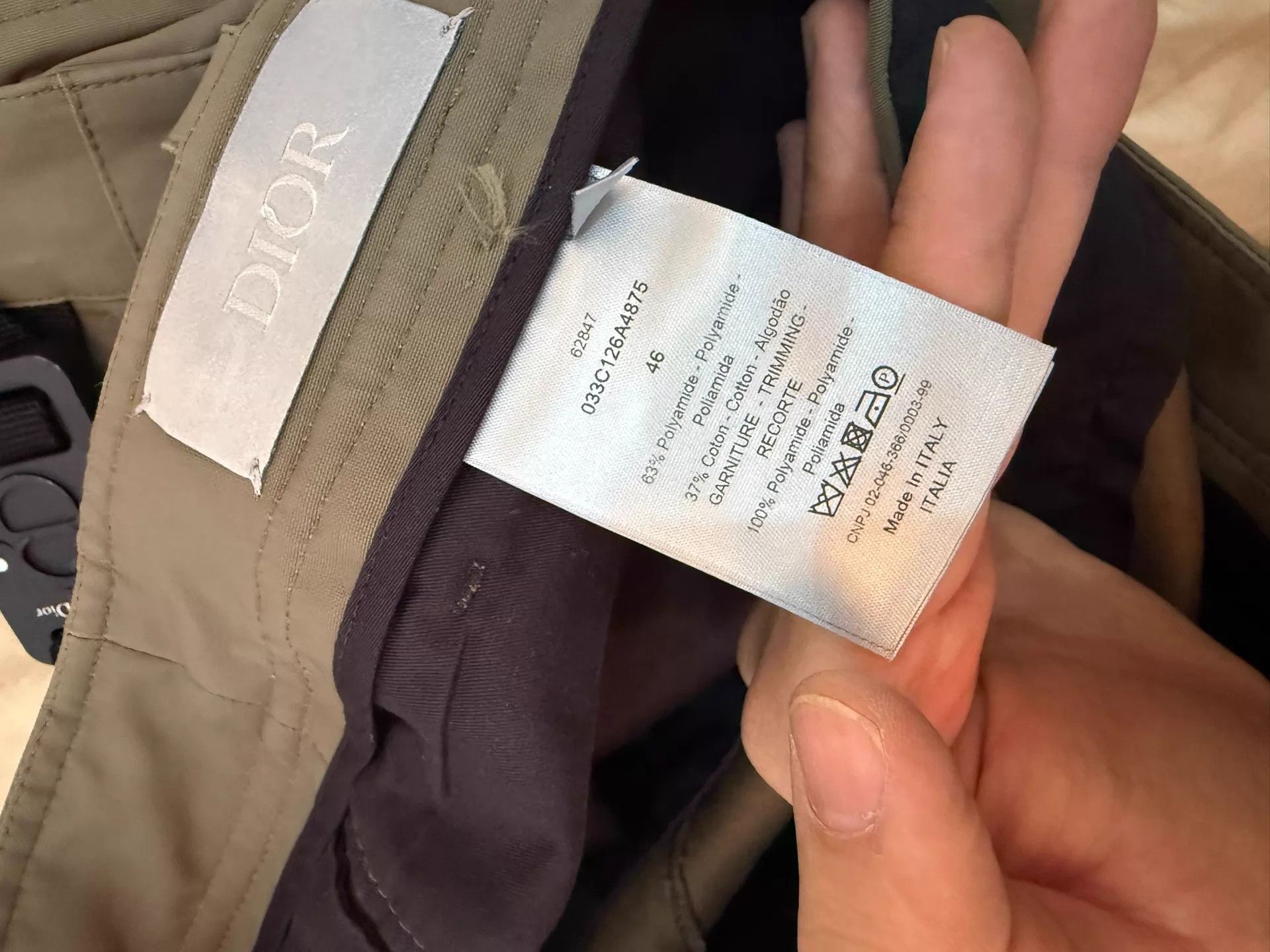 Dior Dior Collab Double Lock Buckle Shorts 46 (Fits 48) Size US 30 / EU 46 - 6 Thumbnail