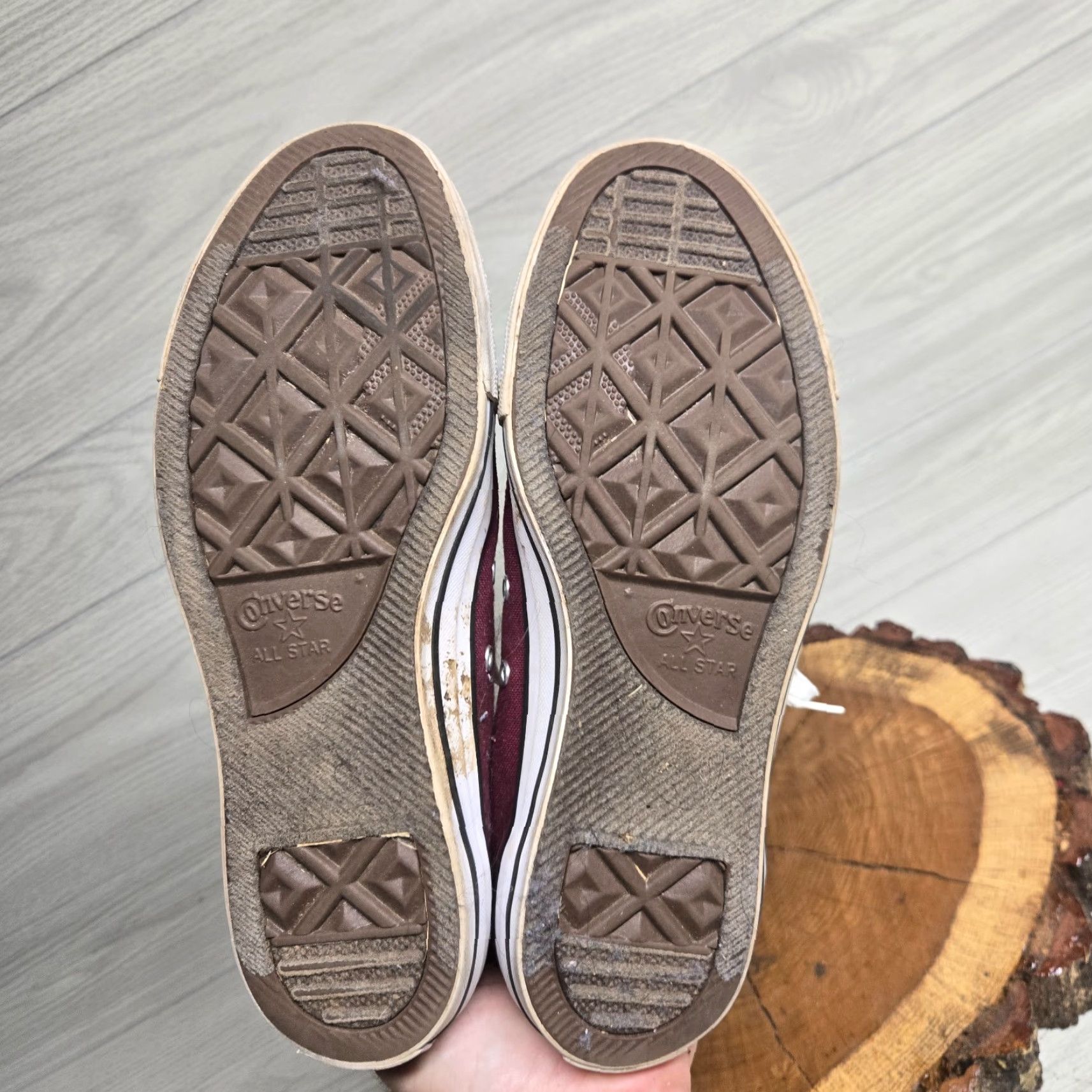Converse Converse CTAS Low Top Shoes Women's 10.5 Canvas Lace Up Sneakers Maroon White Casual Vintage No Red Size L / US 10 / IT 46 - 7 Thumbnail