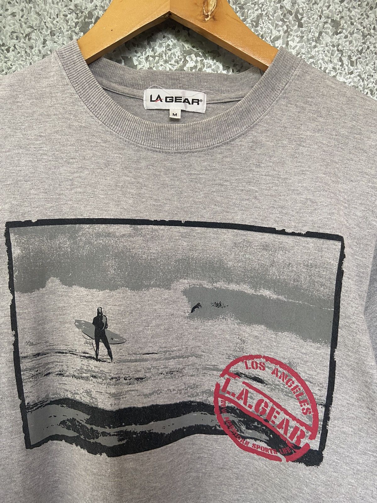 La Gear 🔥 Vintage LA GEAR t shirt Vintage 90s Size US M / EU 48-50 / 2 - 1 Thumbnail