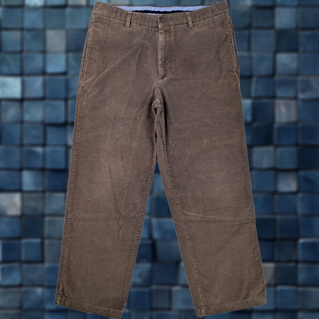 Club Room Club Room Brown Corduroy Straight Pants Men 34x29 Cotton 34 Waist Inseam 27 Straight Leg Casual Workwear Glasses? Size US 34 / EU 50 - 1 Thumbnail