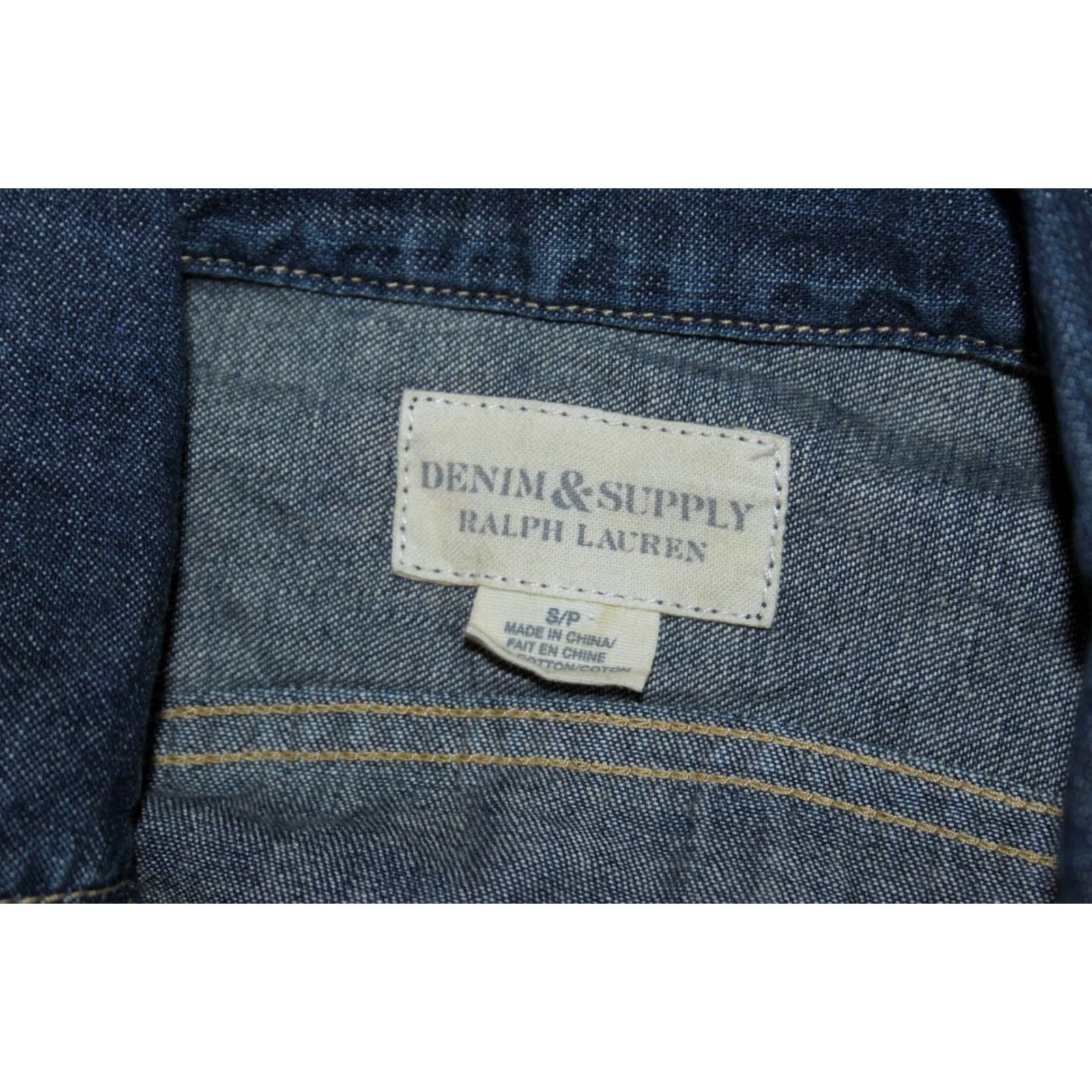 Vintage Denim & Supply Ralph Lauren Jacket Womens S Blue Cotton Denim & Supply Ralph Lauren Jacket Womens S Blue Size 28" / US 6 / IT 42 - 6 Thumbnail