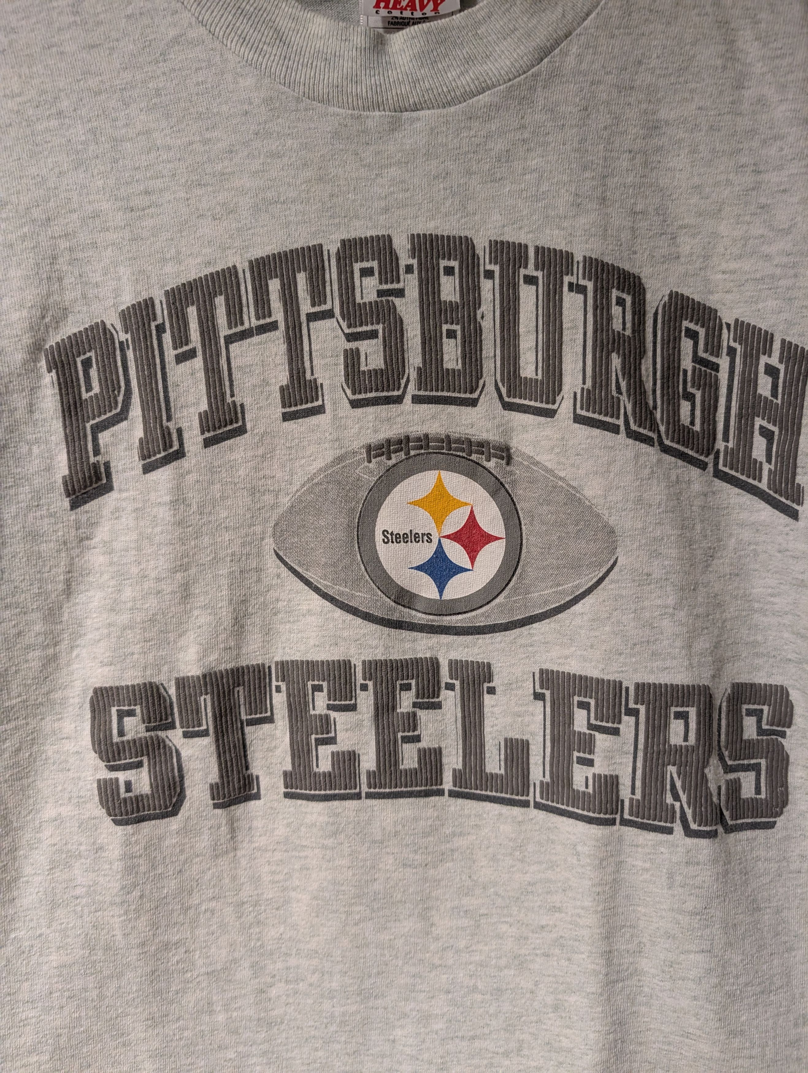 NFL Vintage Pittsburgh Steelers NFL T-Shirt Youth 14/16 Grey Size US L / EU 52-54 / 3 - 2 Thumbnail