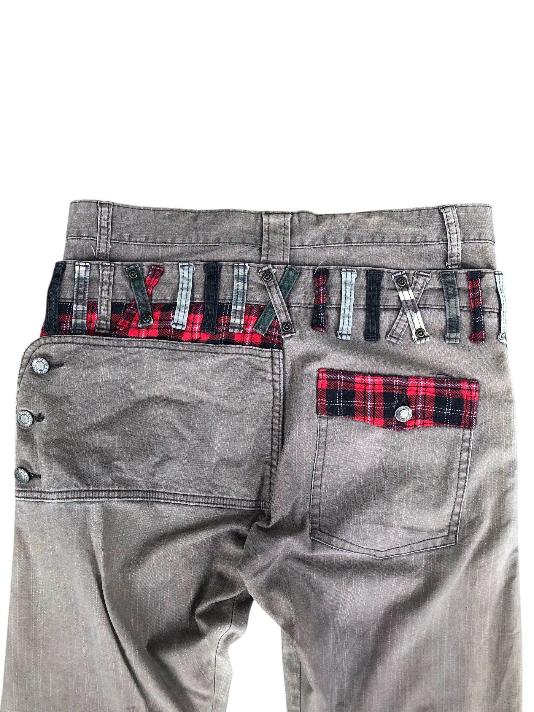 Japanese Brand Y2k jungle storm double waist pants size 30 punk style Size US 30 / EU 46 - 6 Thumbnail